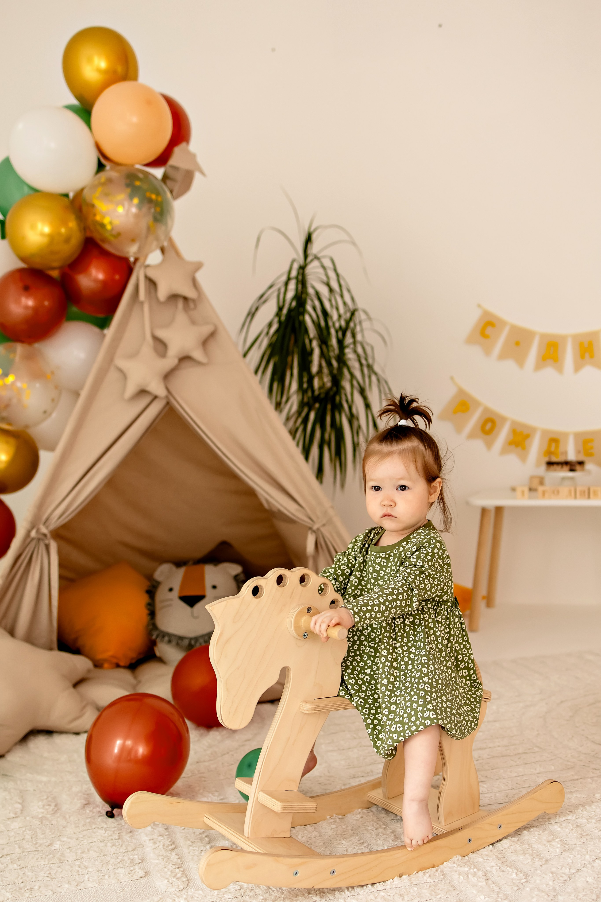 Алина 1 годик. Семейный и детский фотограф Оля в Тюмени