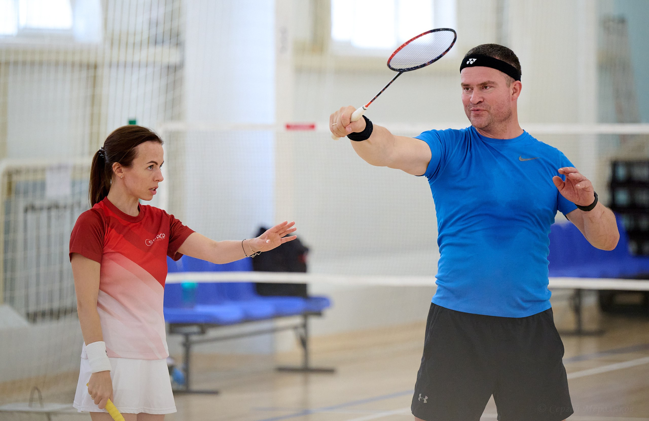 Бадминтон. Мастер-класс Любови Сухановой. Ижевск. 20.07.2024. Спортивный репортажный фотограф в Ижевске Сергей Мерзляков