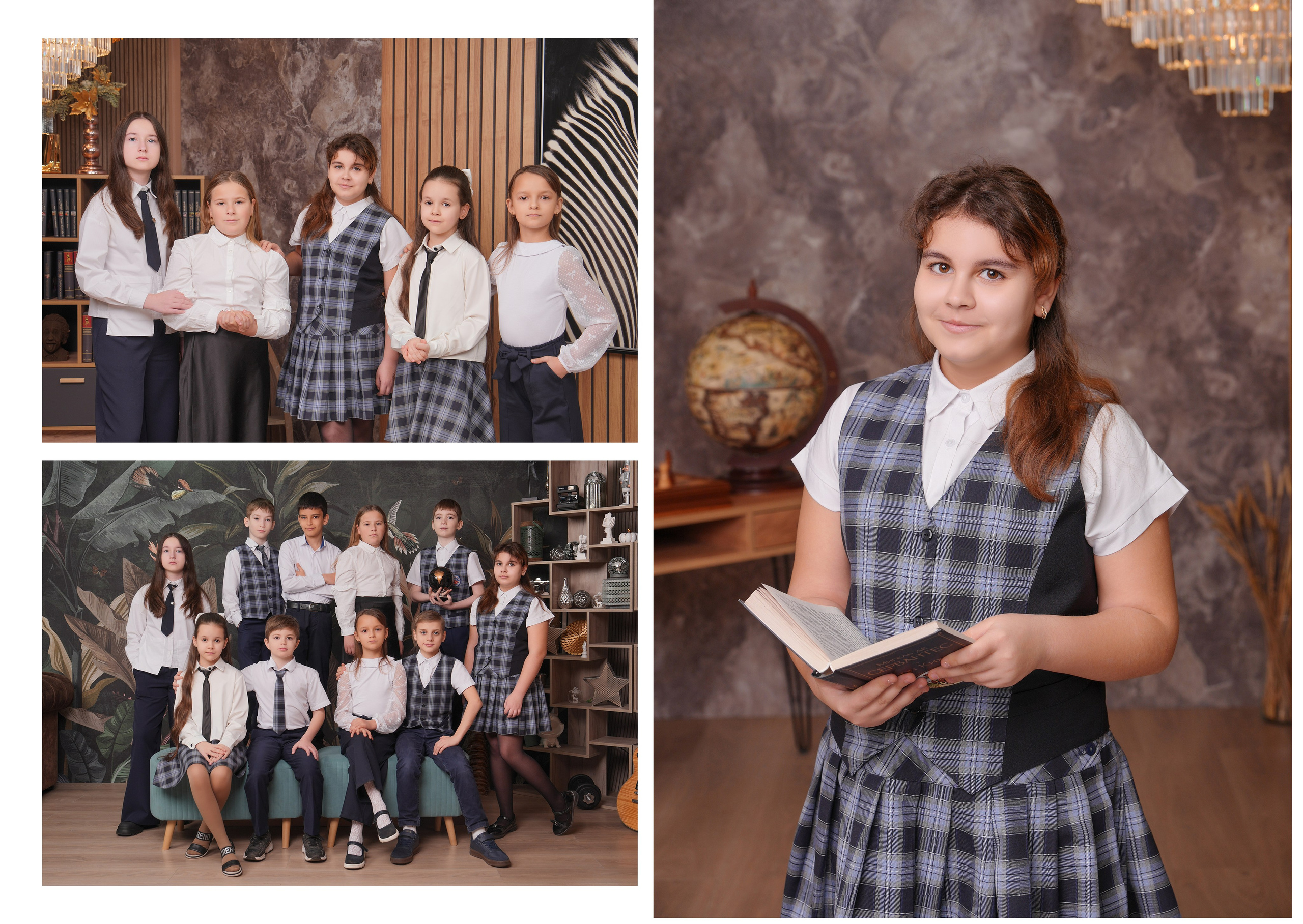 ШКОЛА 50 — 4 «В» класс. Красивый выпускной альбом в Краснодаре