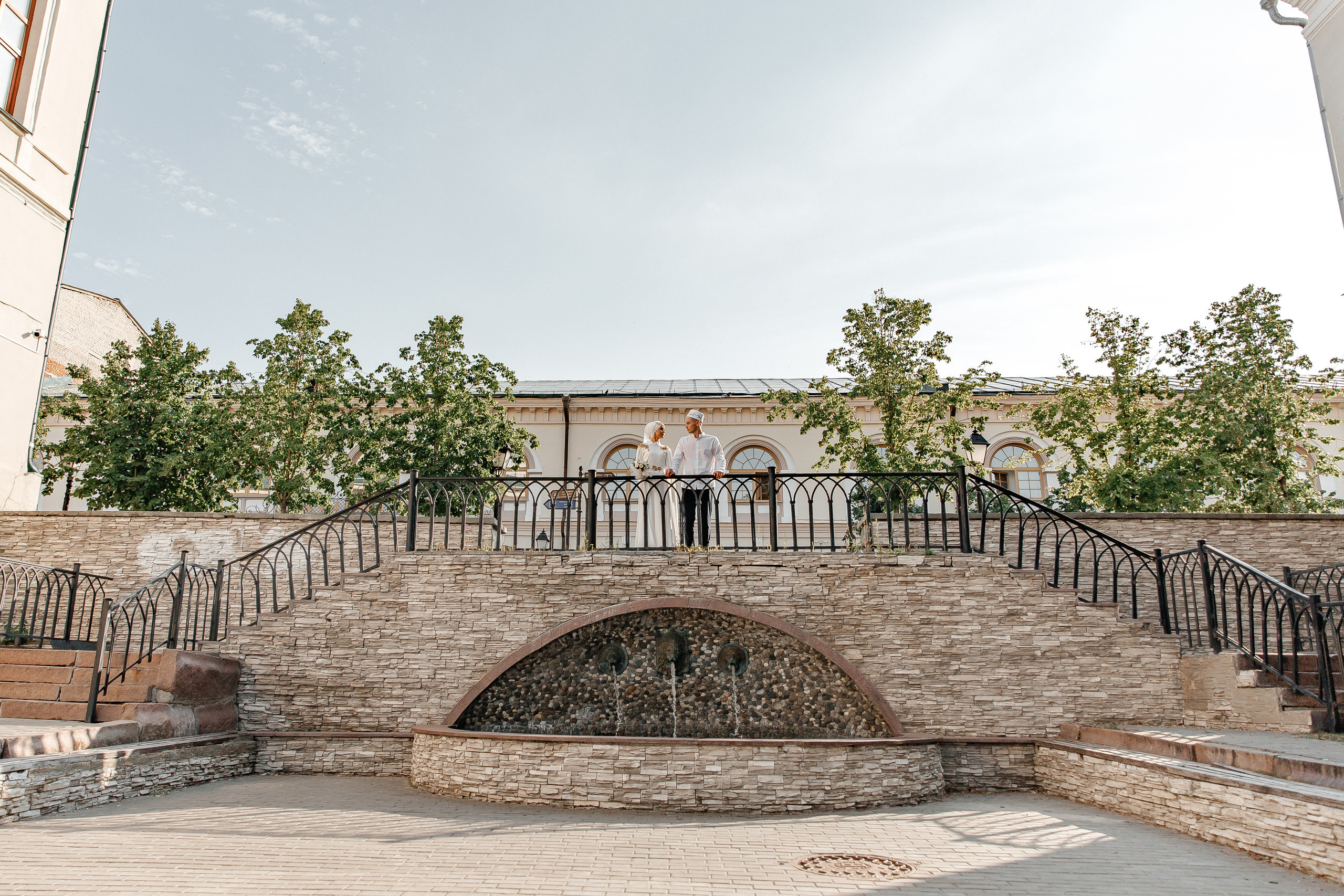 Хаким Алина Кул Шариф прогулка. Свадебный фотограф в Казани, РТ, РФ Миннуллин Динар