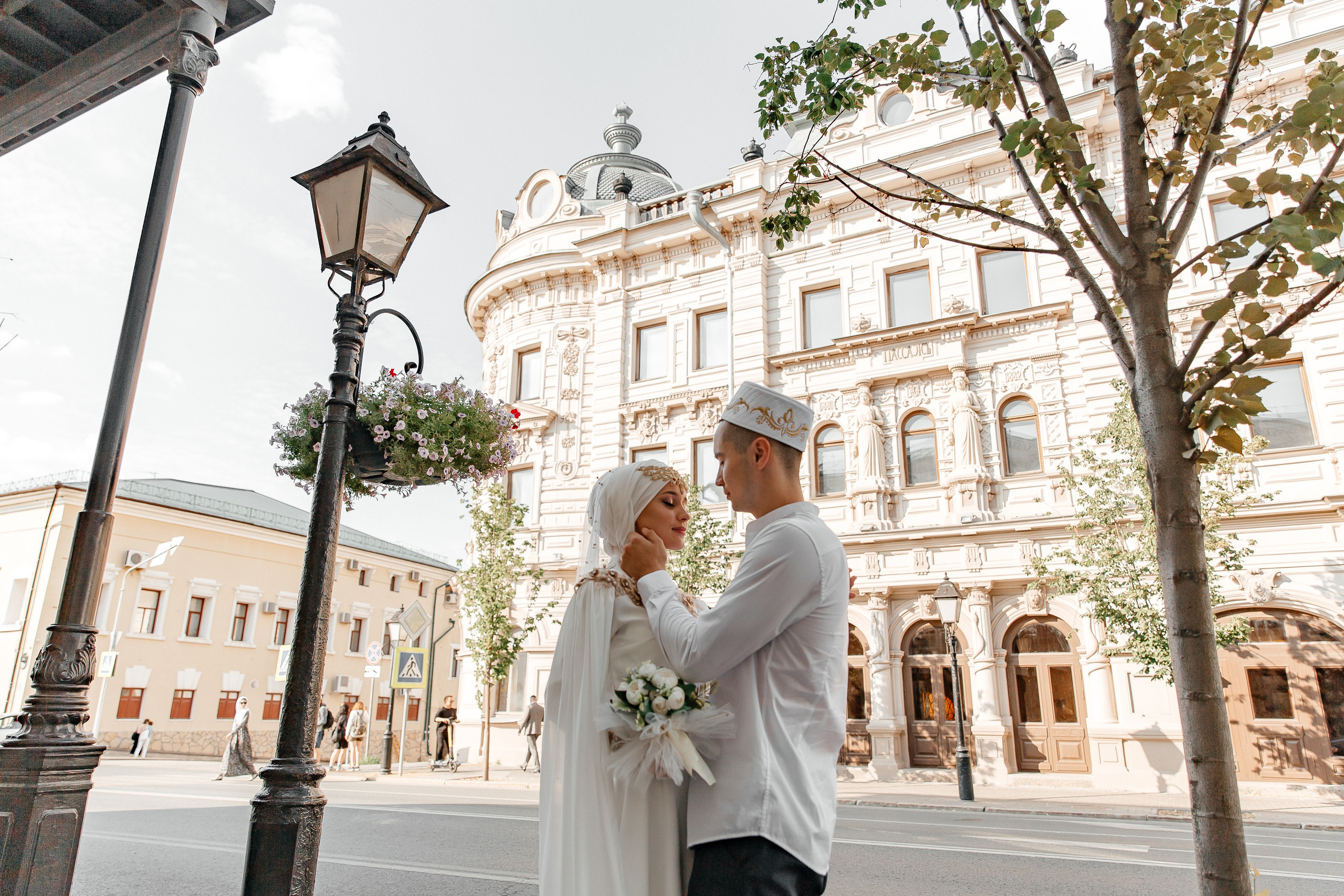 Хаким Алина Кул Шариф прогулка. Свадебный фотограф в Казани, РТ, РФ Миннуллин Динар