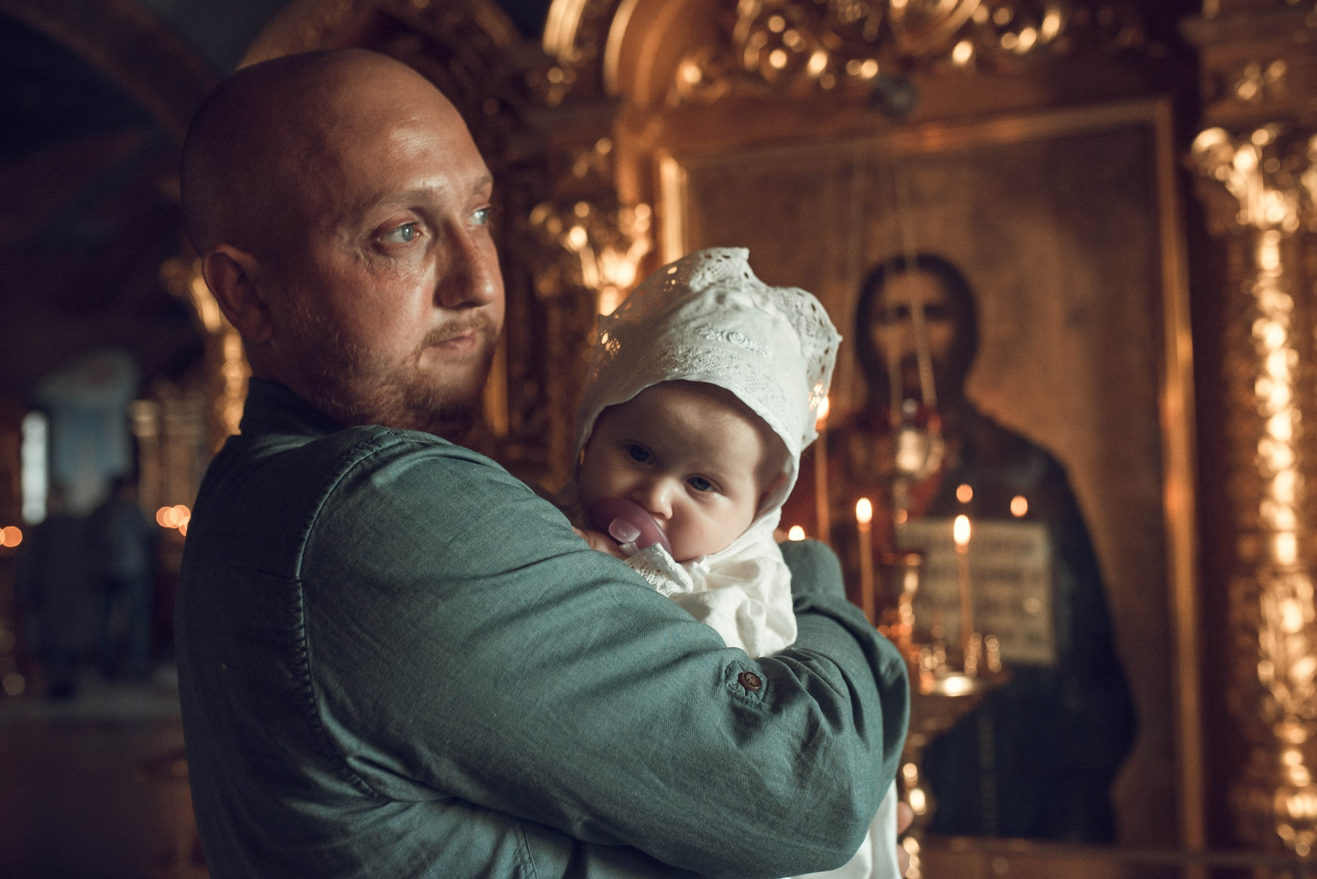 Крещение Екатерины в Троицком соборе Саратова. Фотограф на крещение в Саратове Марина Грушина