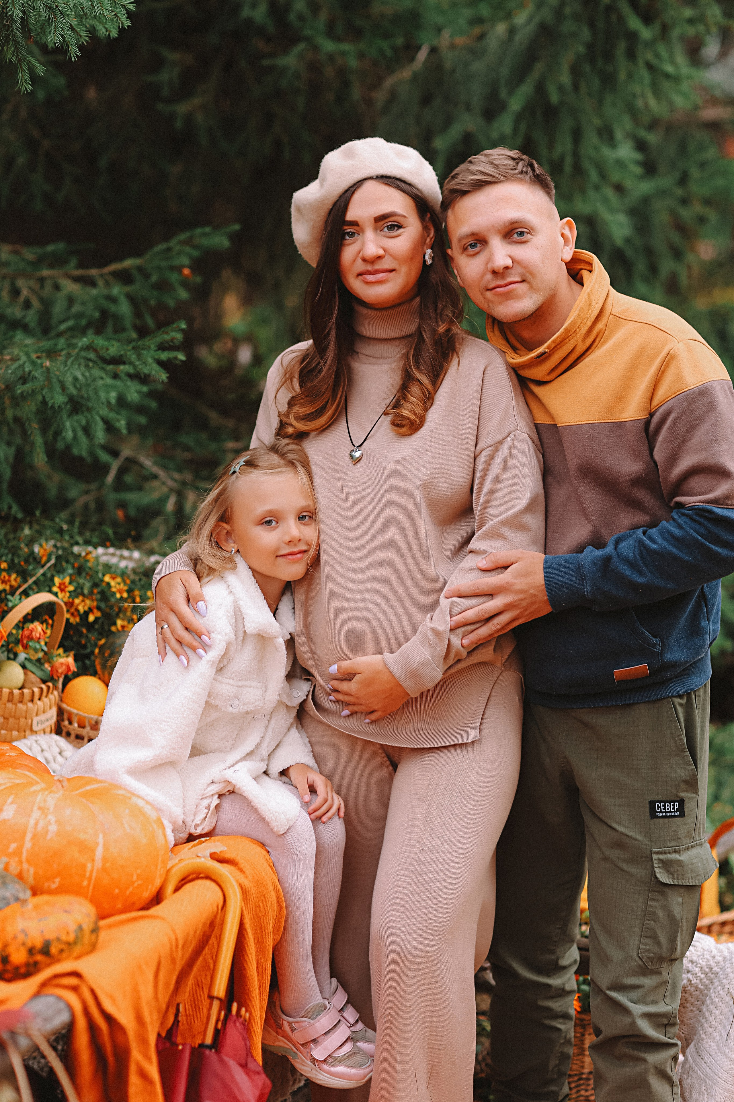 Тыквы. Семейный фотограф Тюмень, фотограф на роды Салмина Мария