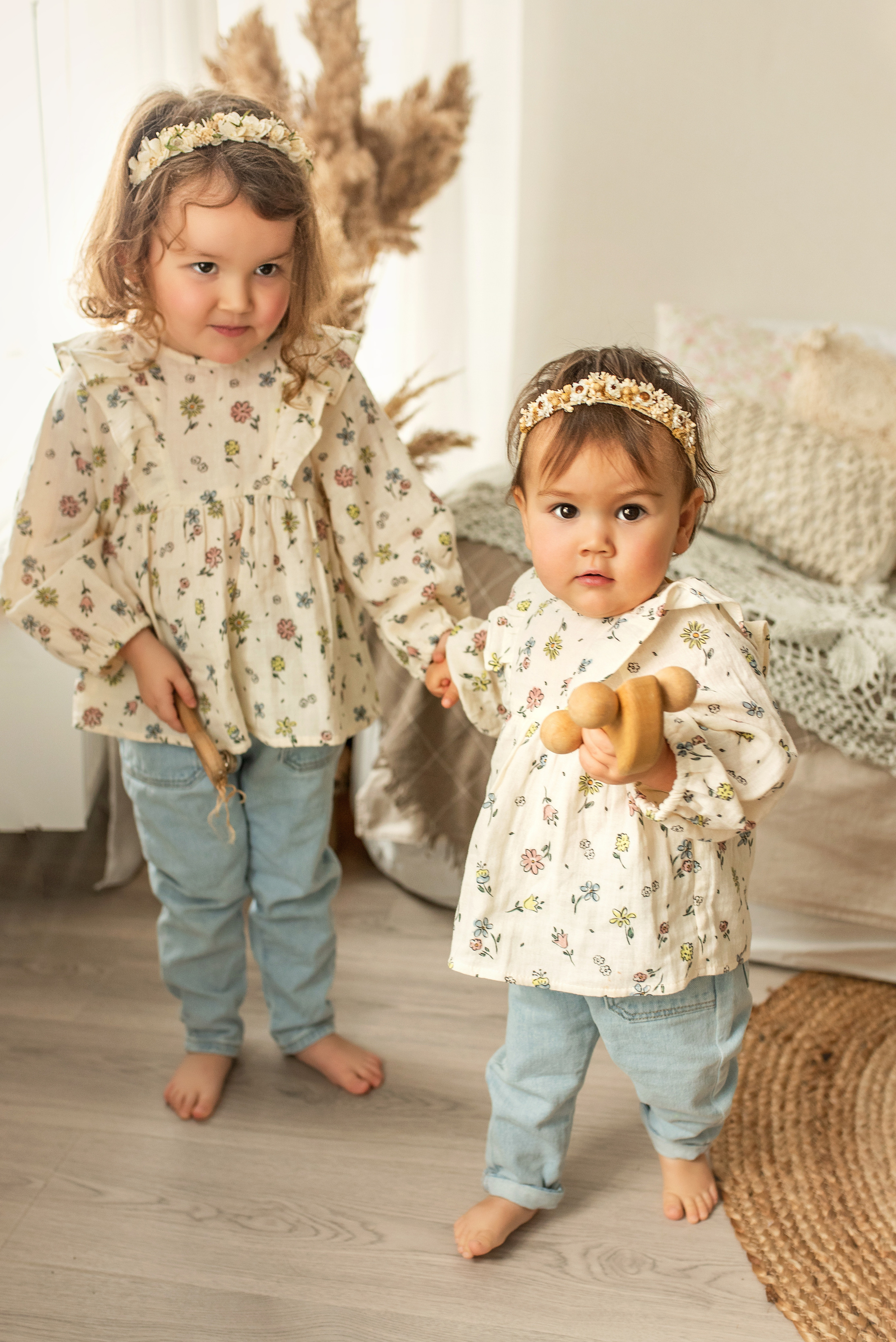 Амалия и Раяна. Фотограф новорожденных в Уфе