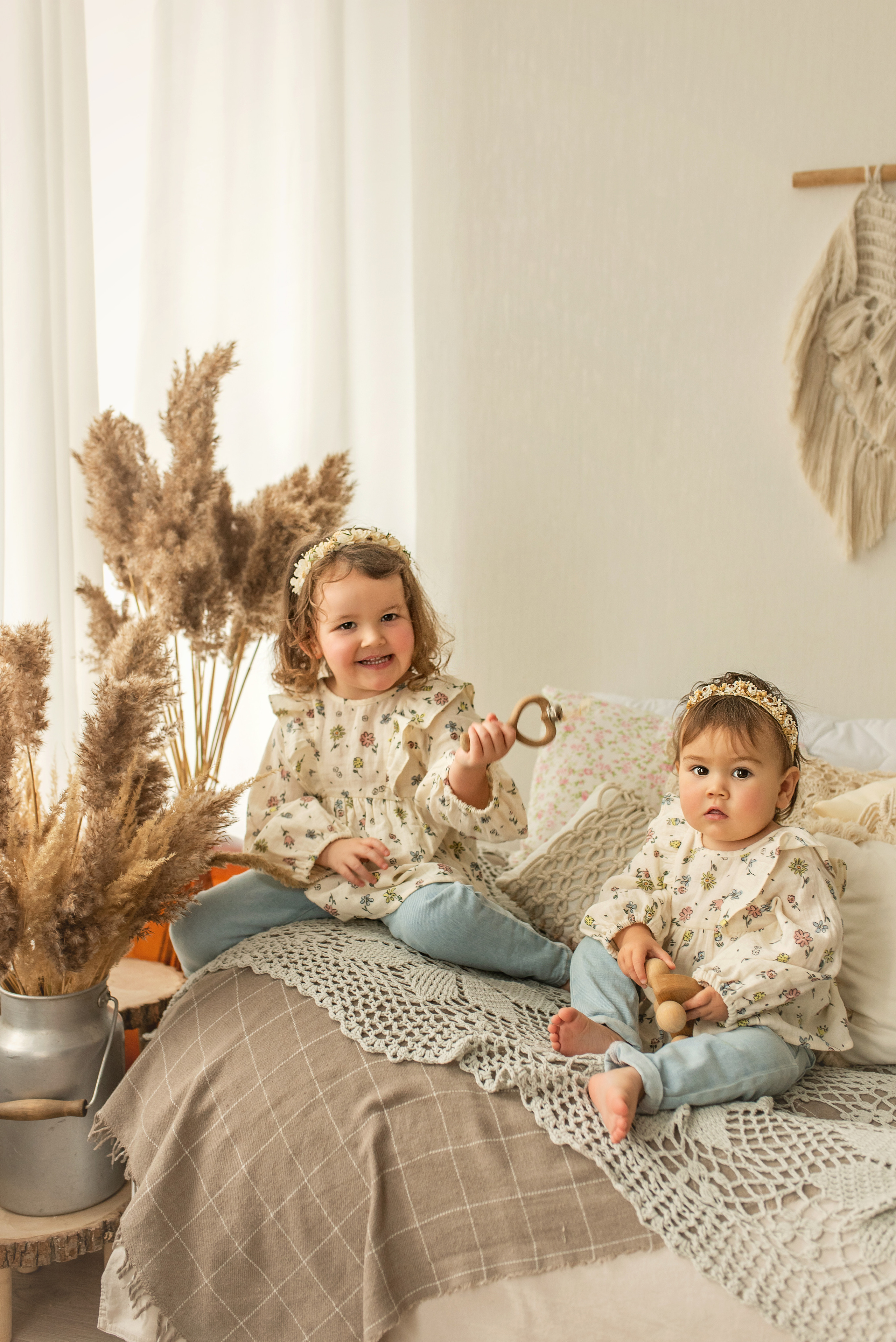 Амалия и Раяна. Фотограф новорожденных в Уфе