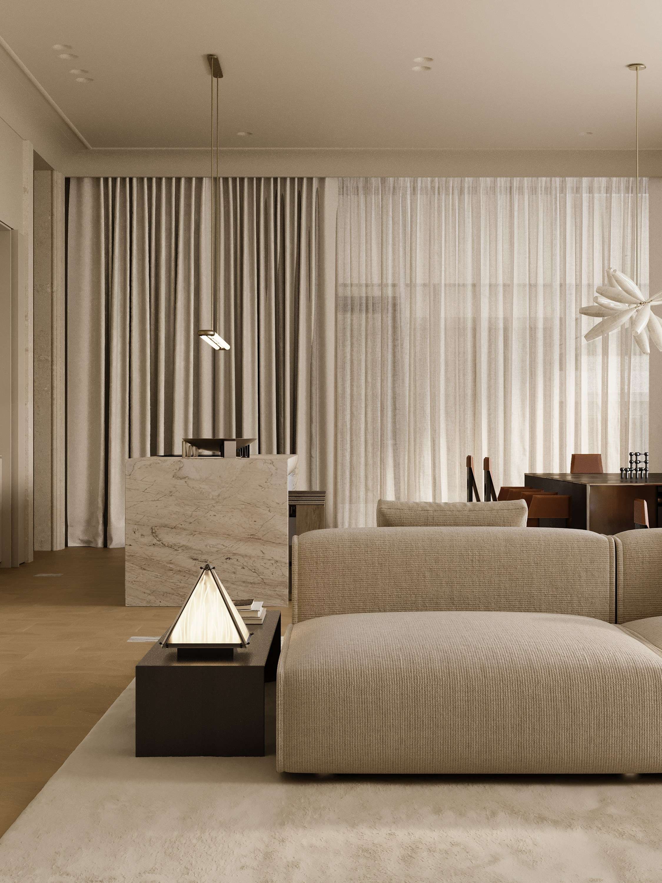 VILLA MADISON /1250 sq m /25'. Интерьерное ателье numéro а