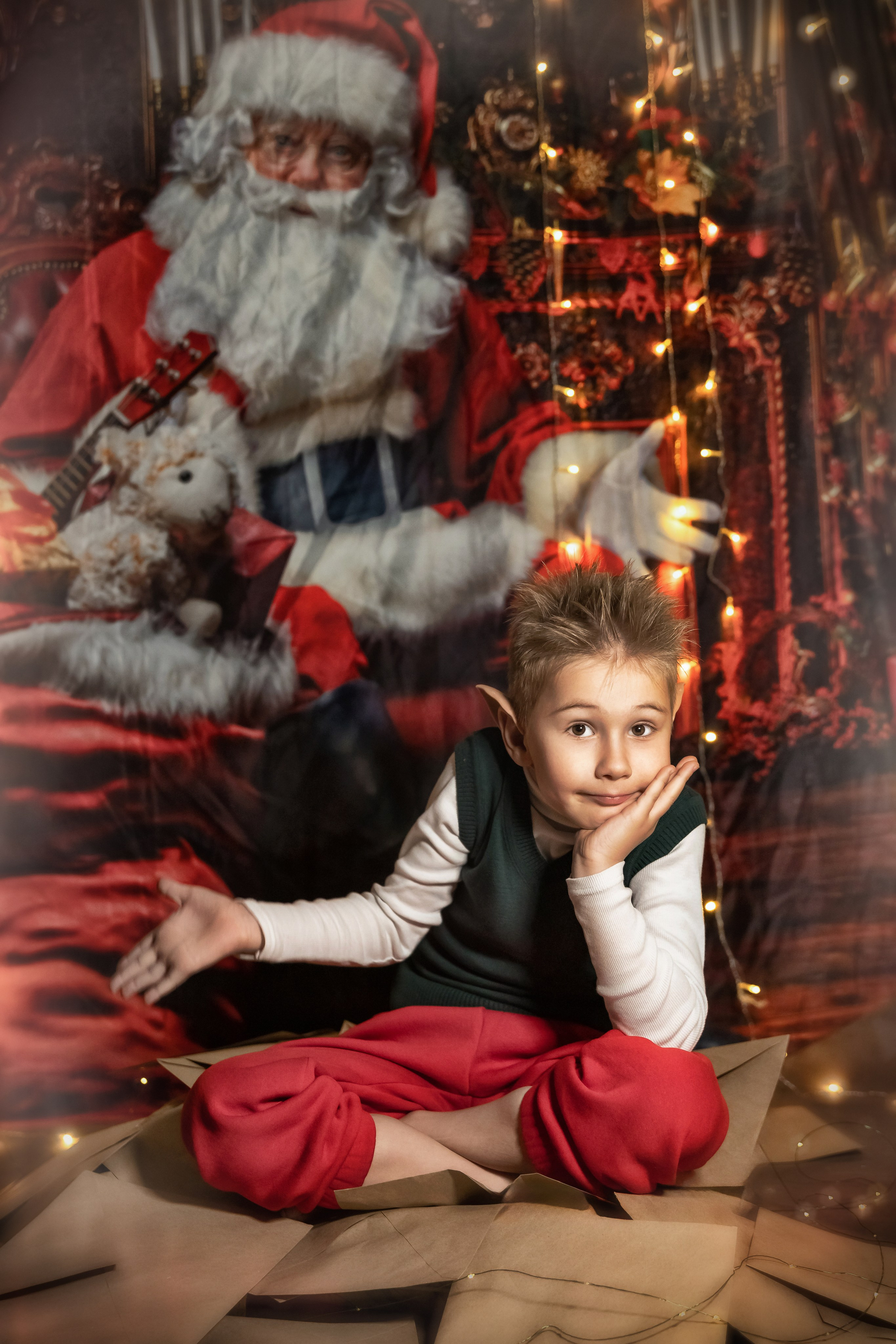 Новогодний портрет. Рыжий Фотограф Иркутск