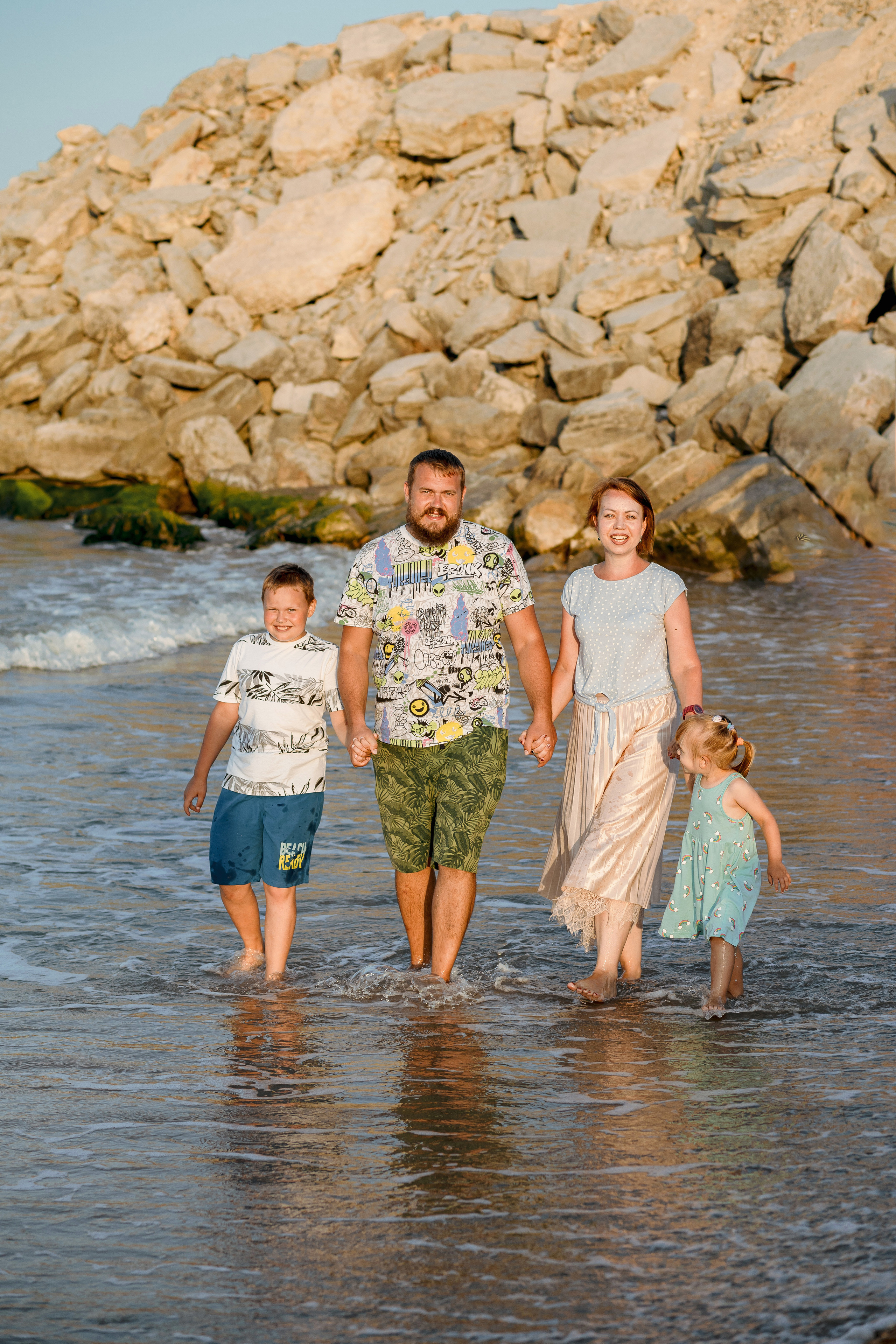 Алёна с семьёй. Свадебный и семейный фотограф в Каспийске Алёна Нурмагомедова