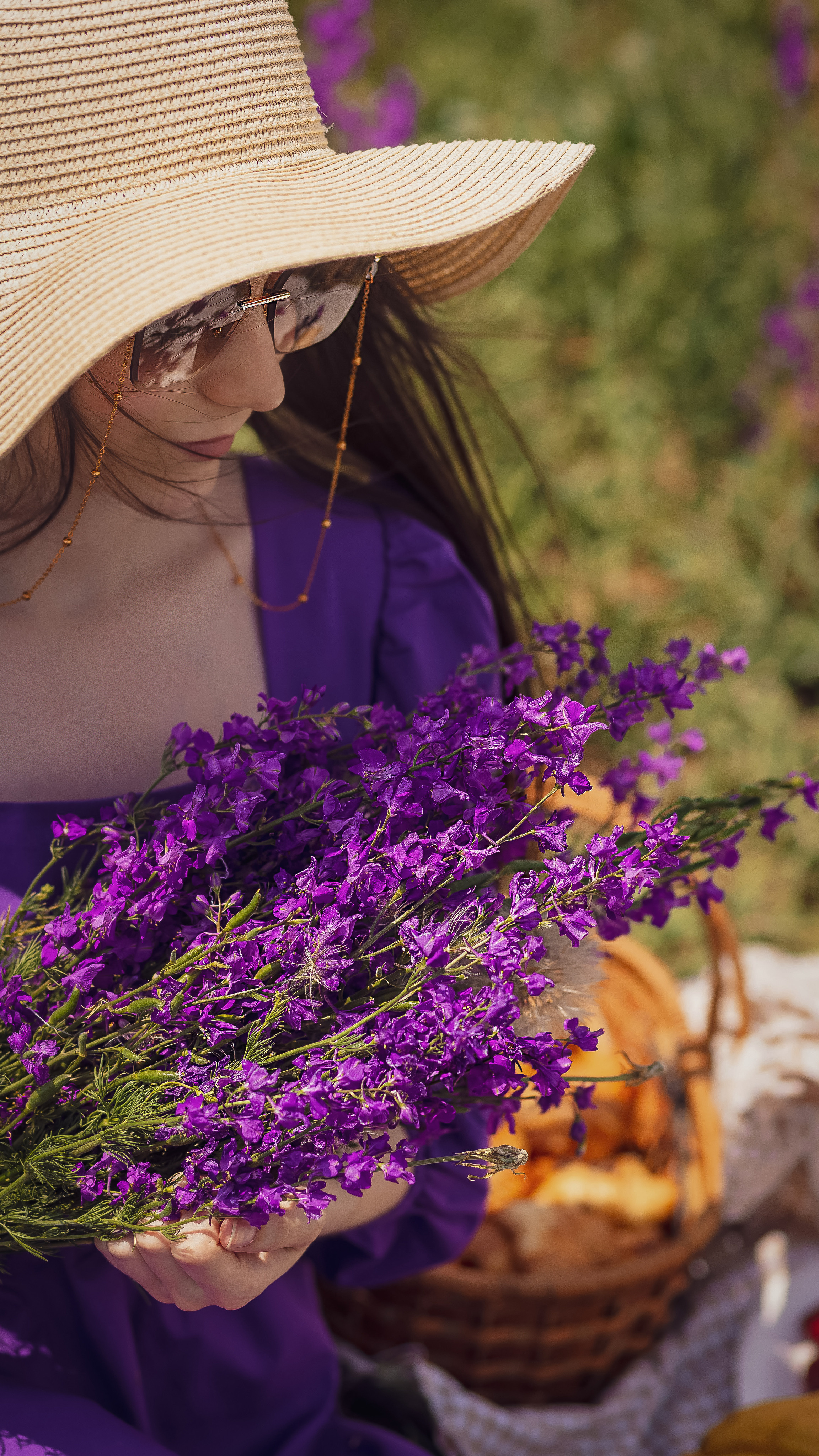 В фиолетовом поле. Свадебный и семейный фотограф в Каспийске Алёна Нурмагомедова