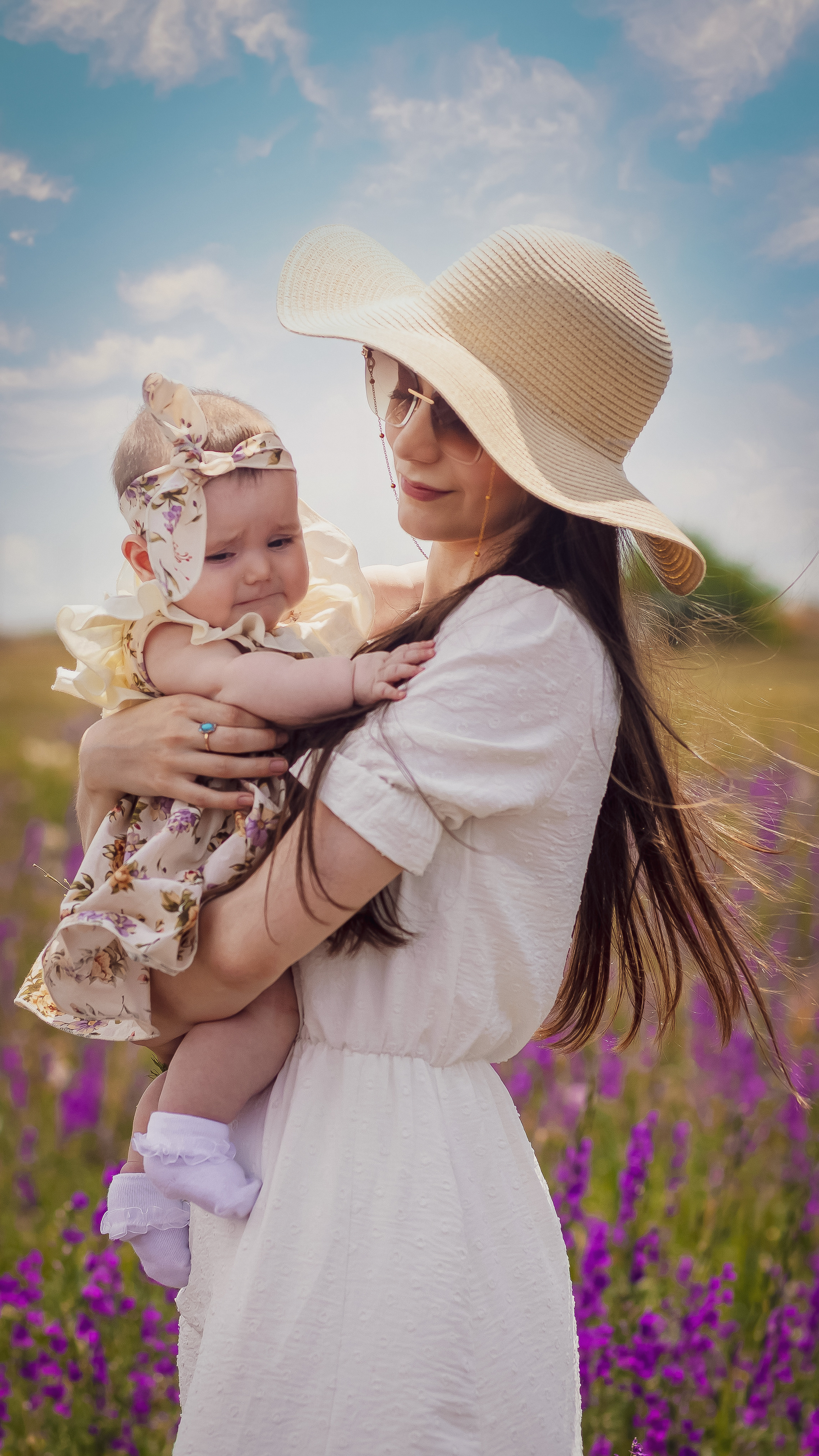 В фиолетовом поле. Свадебный и семейный фотограф в Каспийске Алёна Нурмагомедова