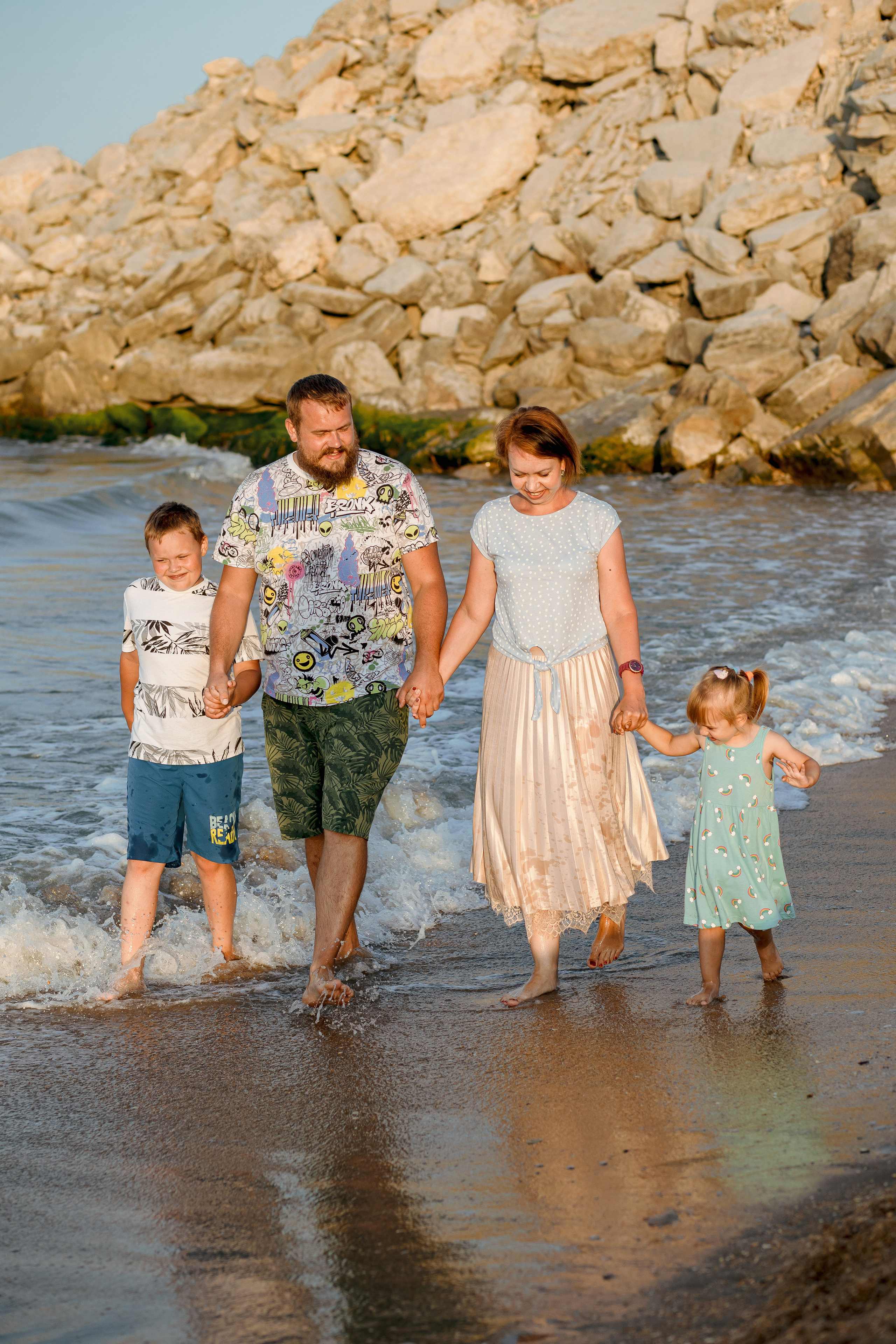 Алёна с семьёй. Свадебный и семейный фотограф в Каспийске Алёна Нурмагомедова