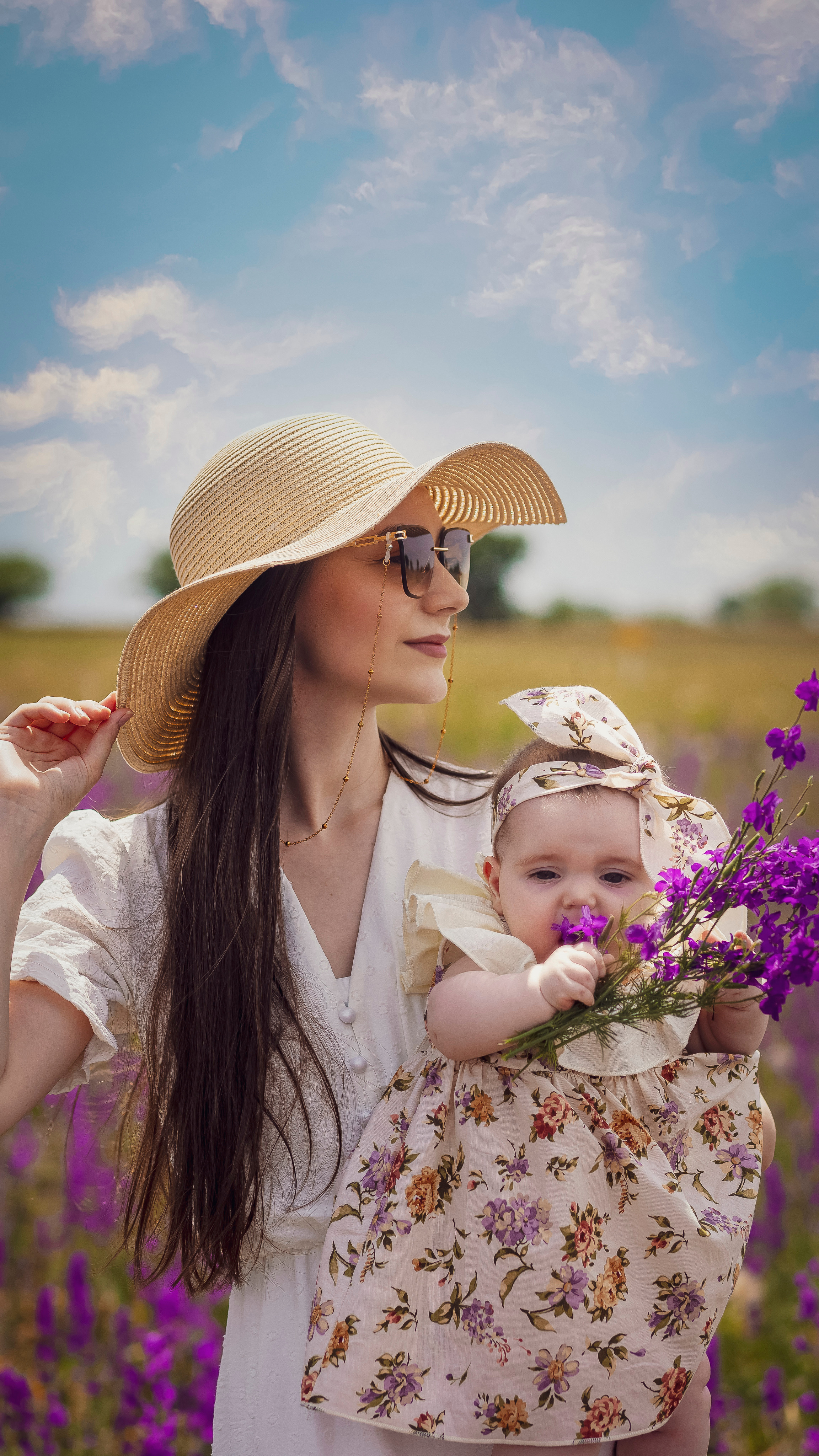 В фиолетовом поле. Свадебный и семейный фотограф в Каспийске Алёна Нурмагомедова