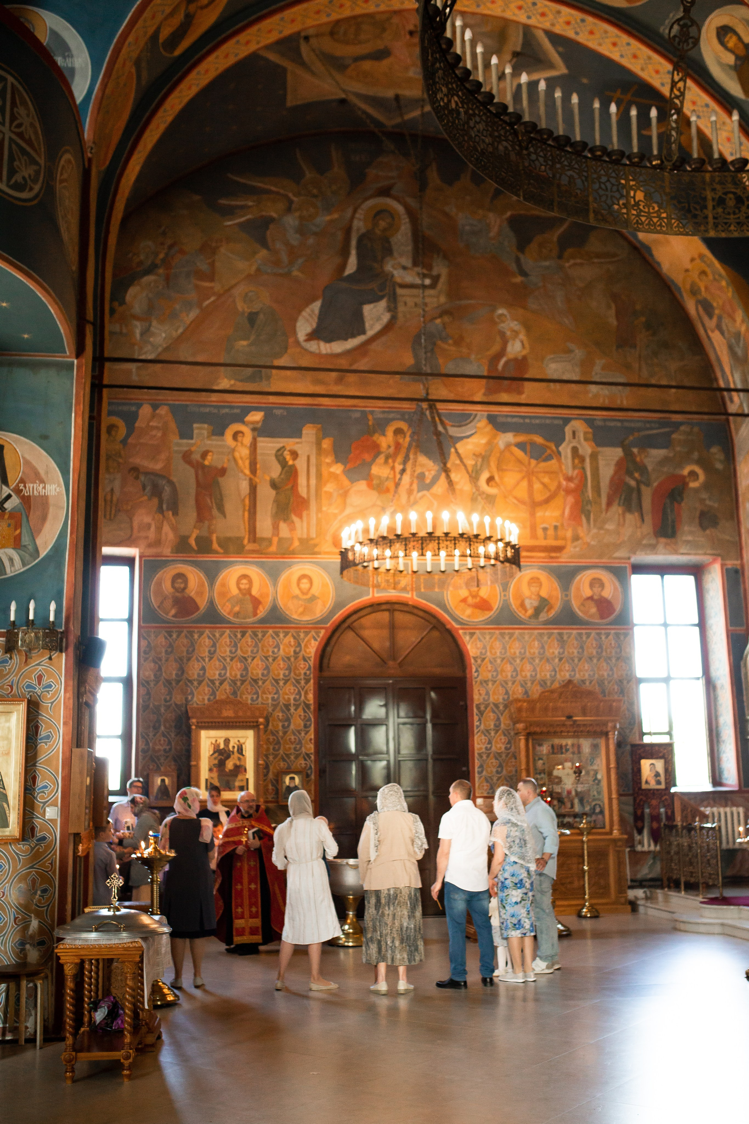 Крещение в храме г. Наро-Фоминск. Фотограф Олеся Бакалина