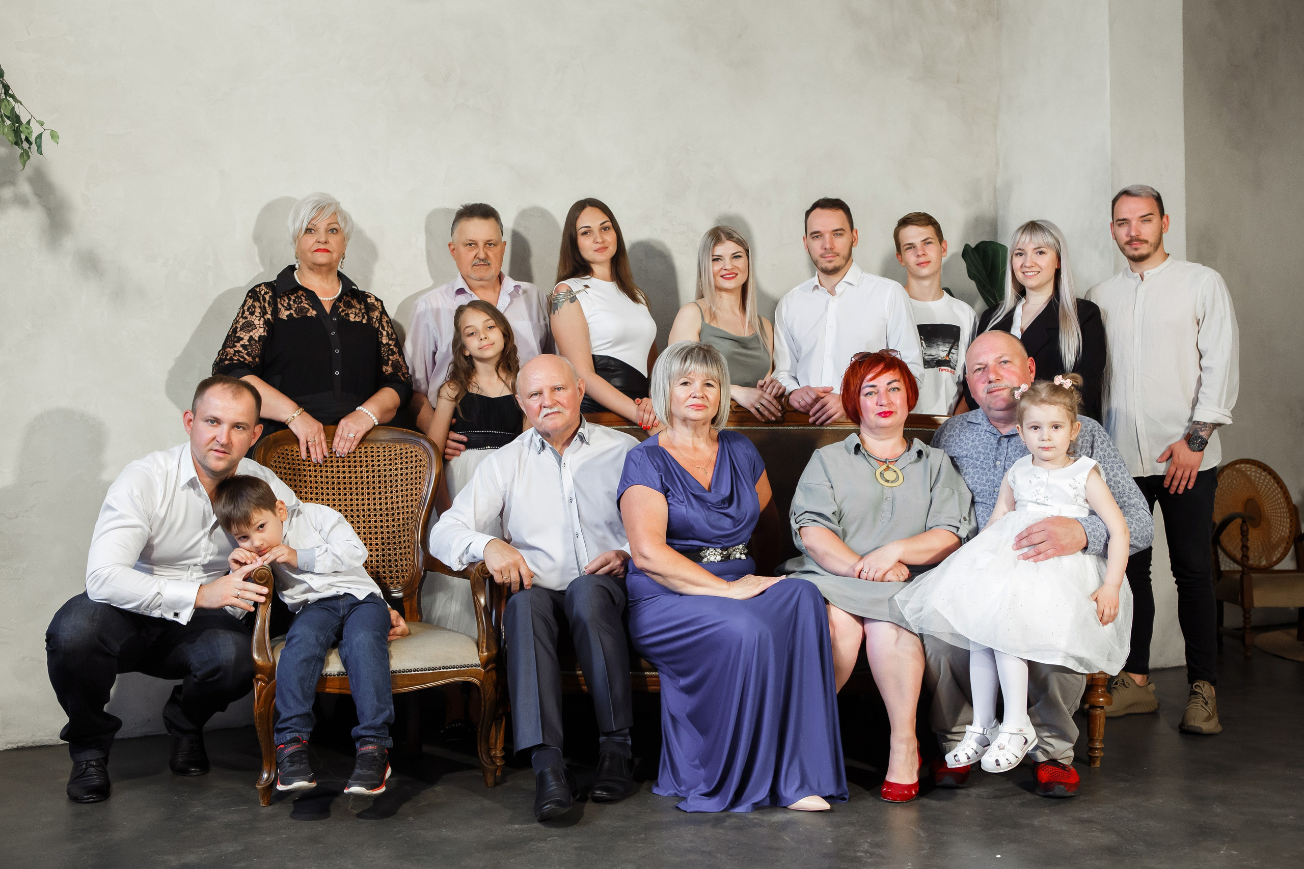 Очень большая семья, личные и парные портреты. Свадебный и портретный Фотограф в Липецке Дмитрий Котюков