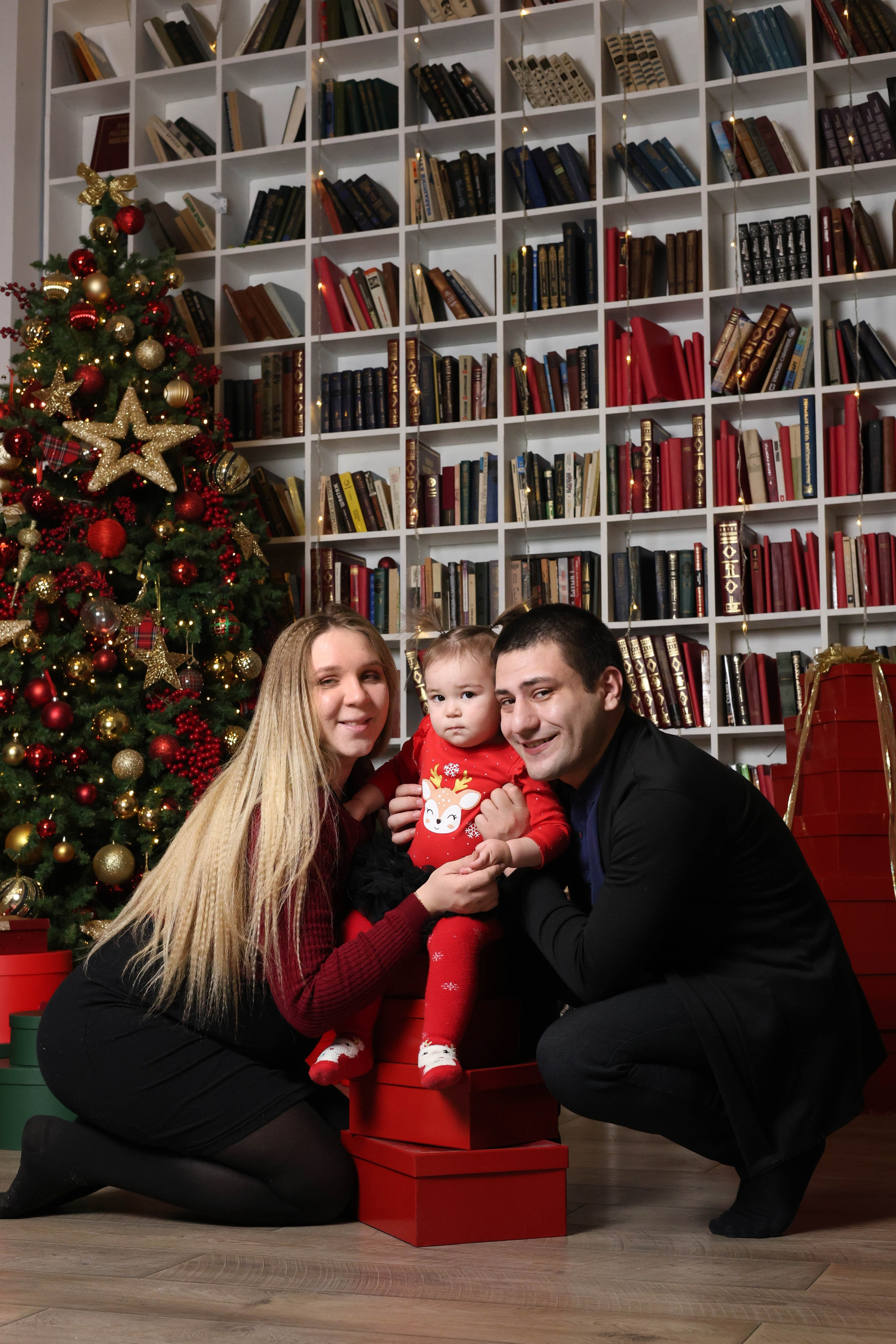 Новогодняя история «Анастасия и ее семья». Фотограф в Москве Анастасия Калинина