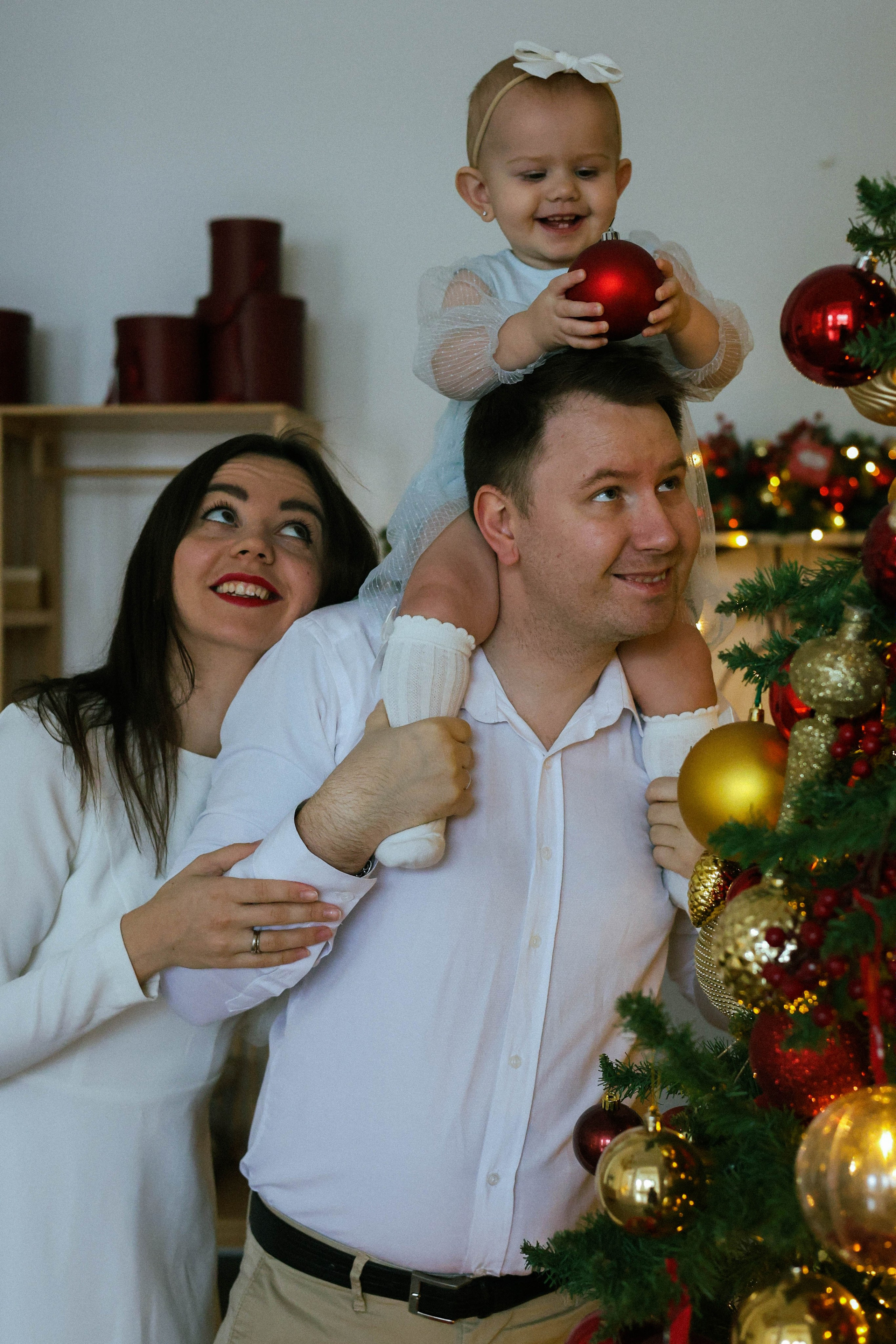 Новогодняя история «Ирина и ее семья». Фотограф в Москве Анастасия Калинина