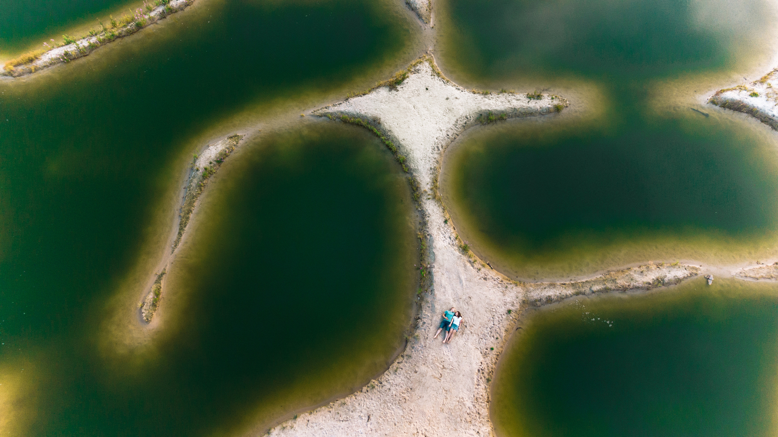 Love story Нади и Артема. Аэросъемка