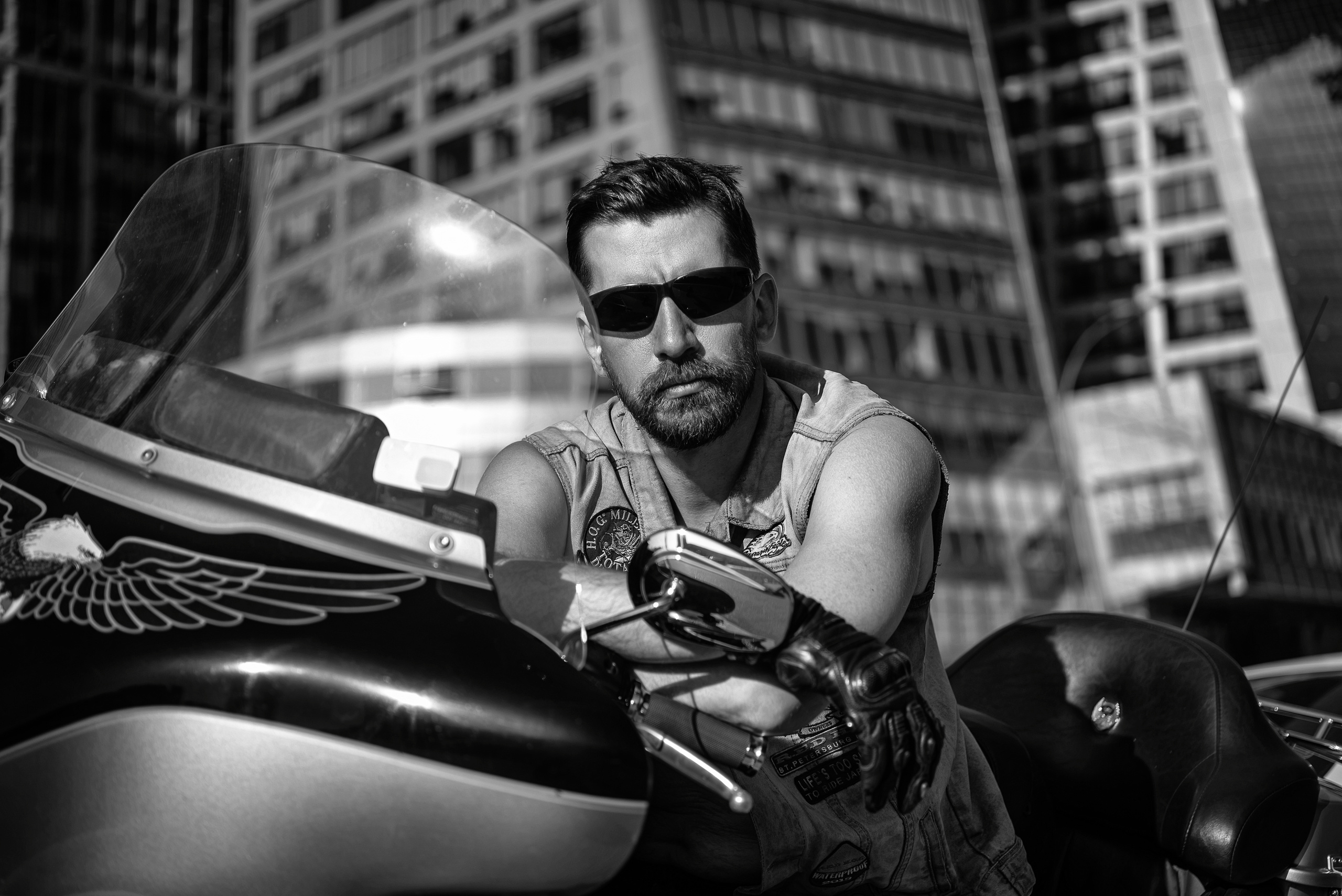 Harley Driver. Svetlana Lapina, portrait photographer, San Francisco