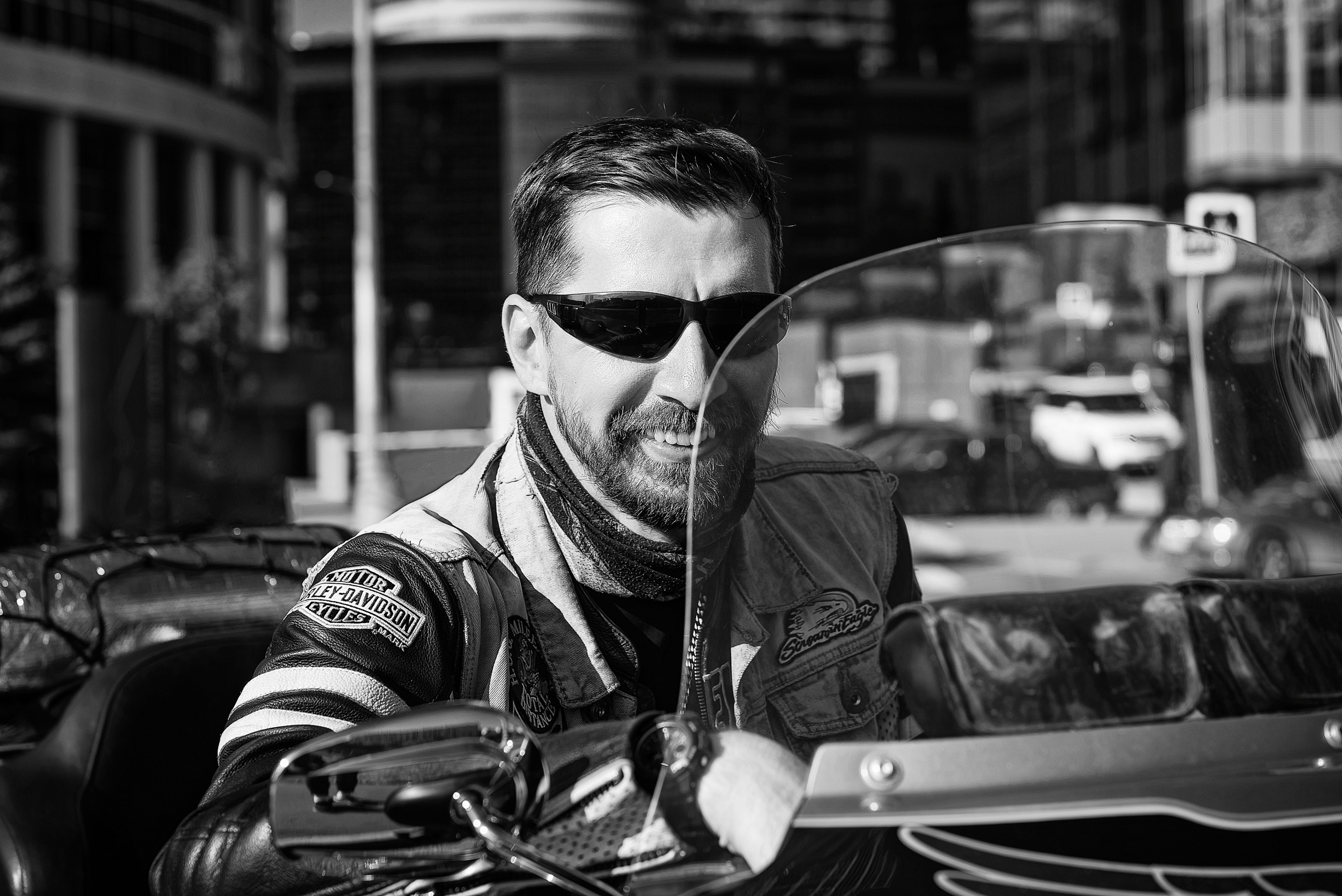 Harley Driver. Svetlana Lapina, portrait photographer, San Francisco