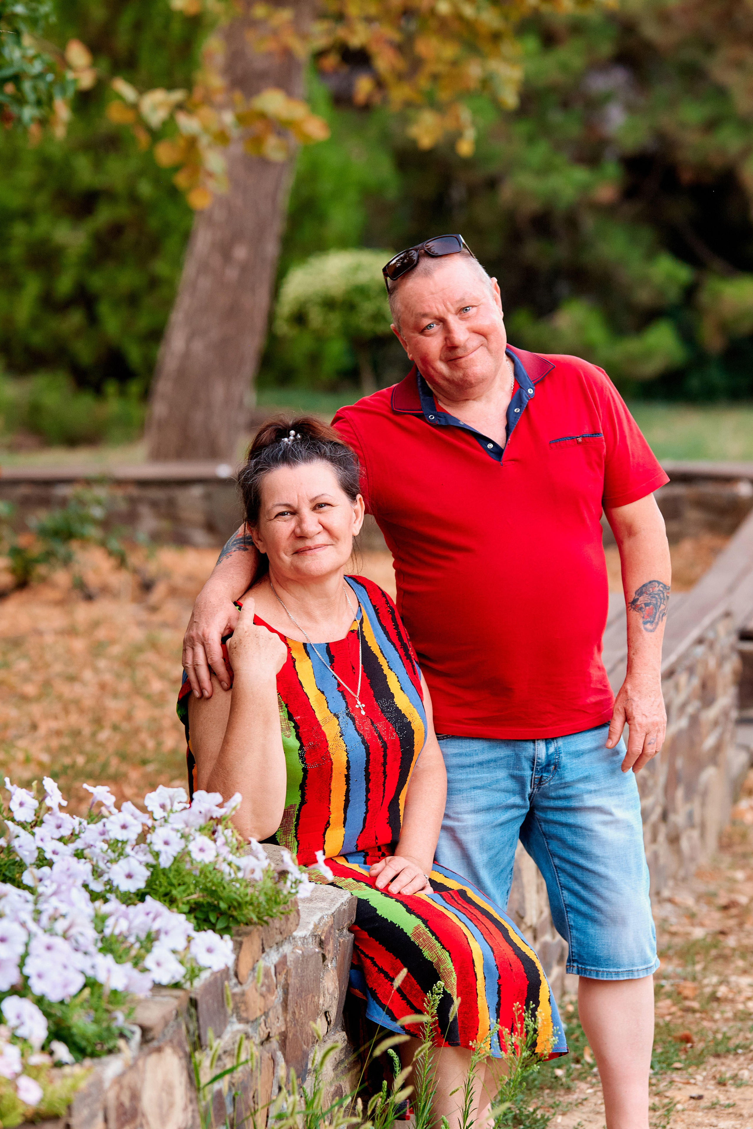 Семейная фотосессия с внуками в парке. Фотограф Таганрог Анна Трайжон