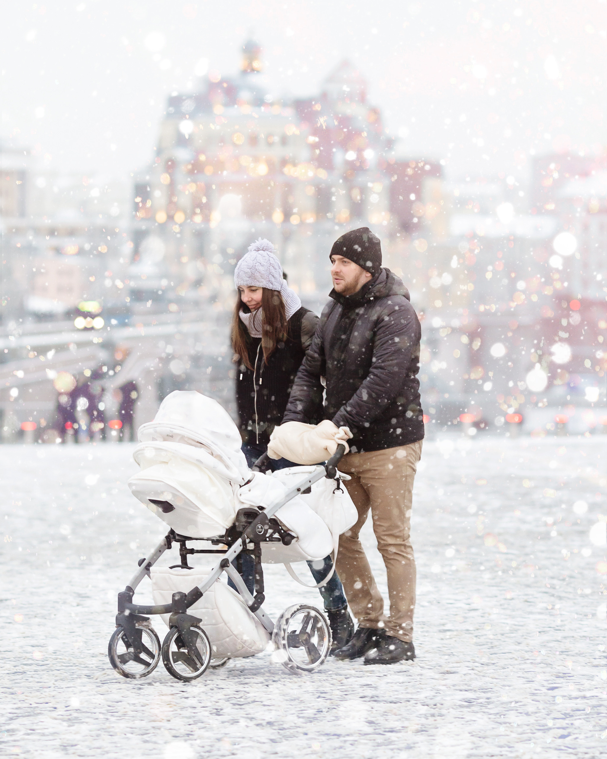 Яна, Максим и Варя на Красной площади. Актерское и модельное портфолио. Фотограф в Москве Екатерина Коломеец