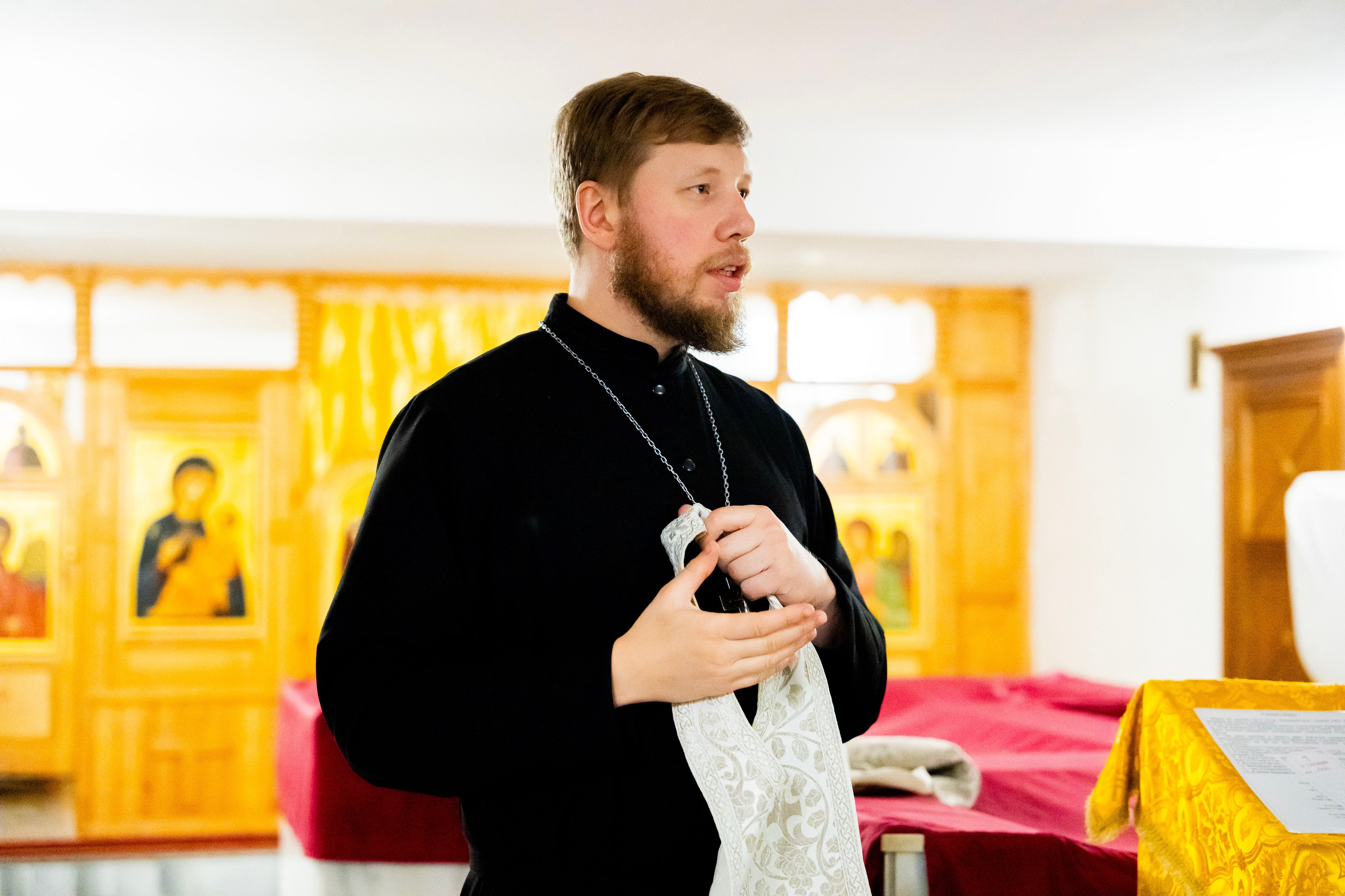 Крещение Льва. Фотограф Юлия Попова