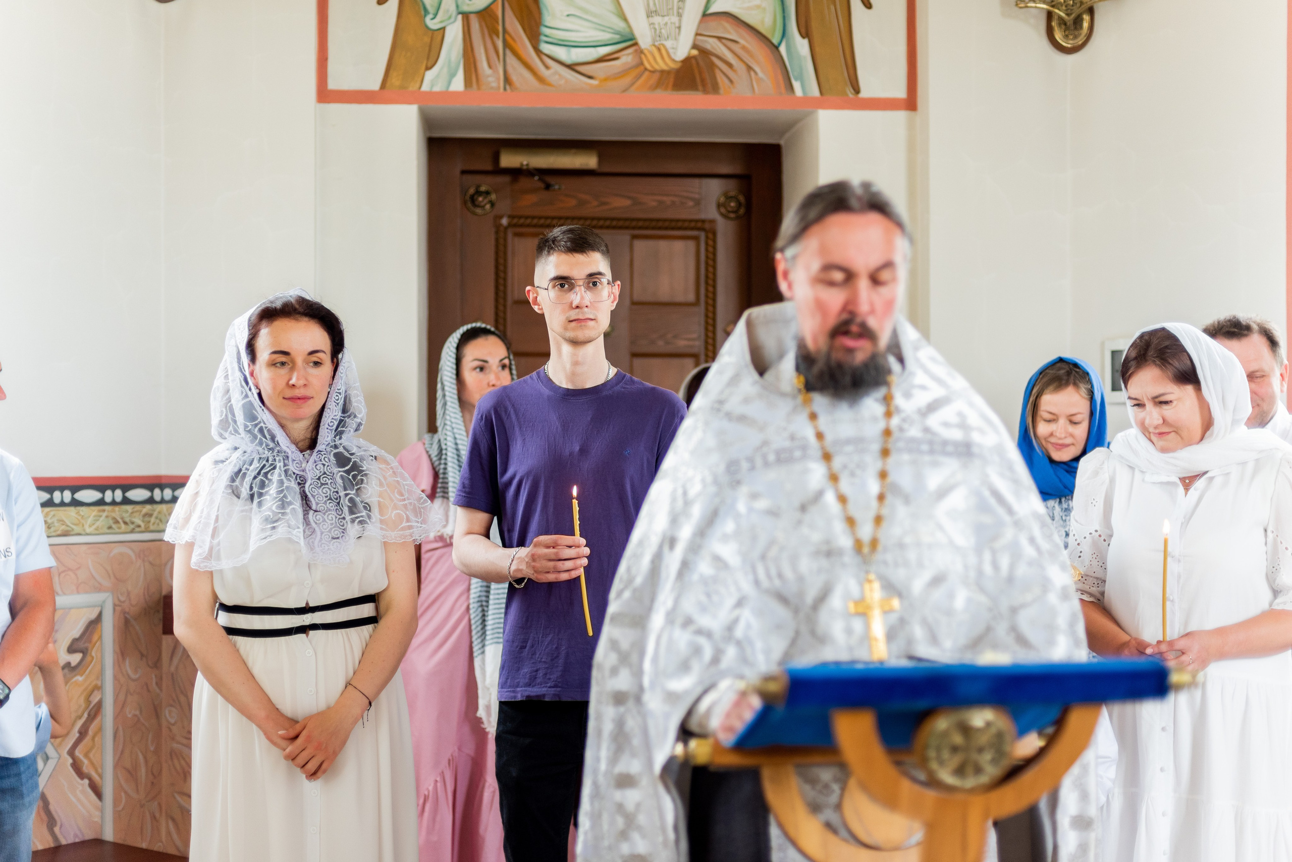 Крещение Ники. Фотограф Юлия Попова