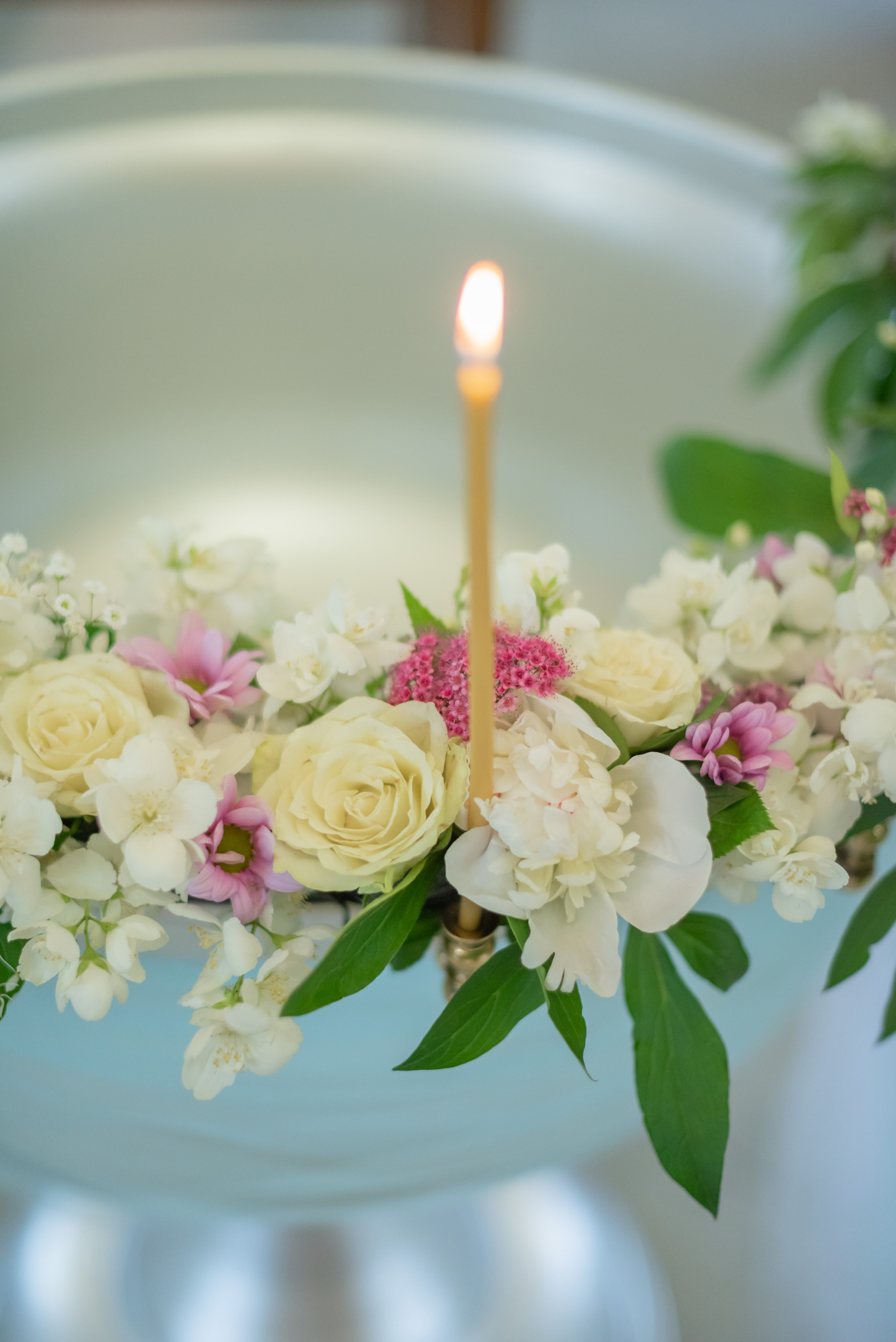 Украшение купели. Фотограф Крещения и Венчания. Минск и другие города. Почтенная Наташа