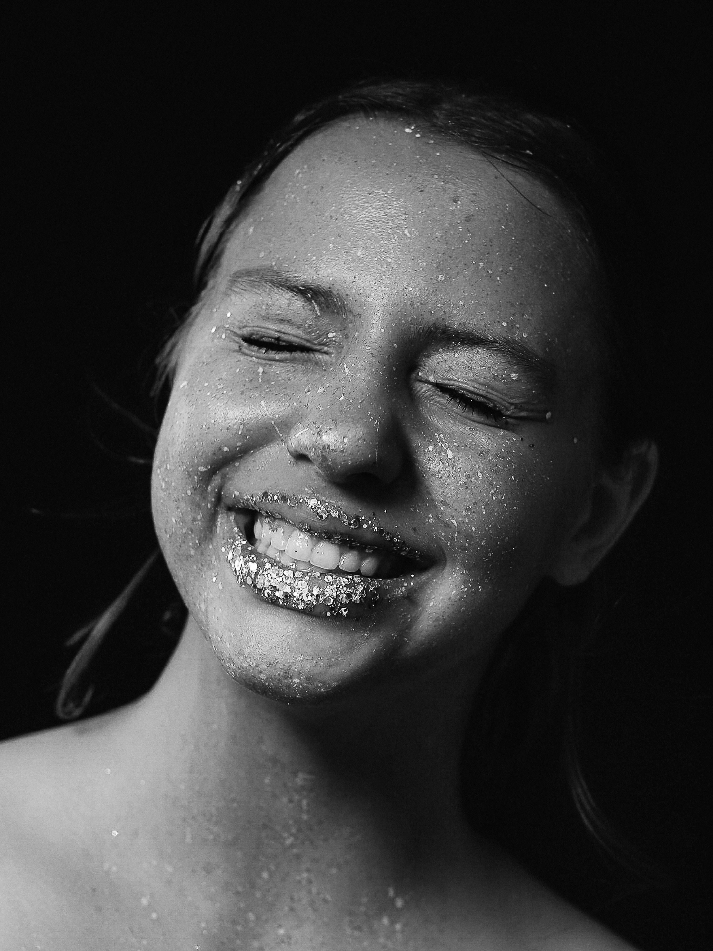 Портреты с глитер. Фотограф Юлия Мальцева