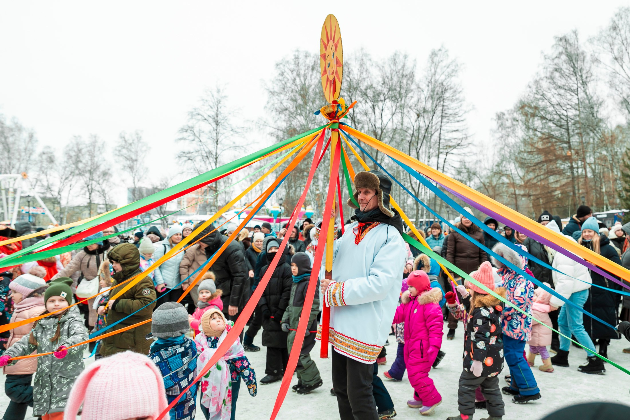 Масленица в берёзовой роще. Фотограф в Новосибирске Сергей Белов