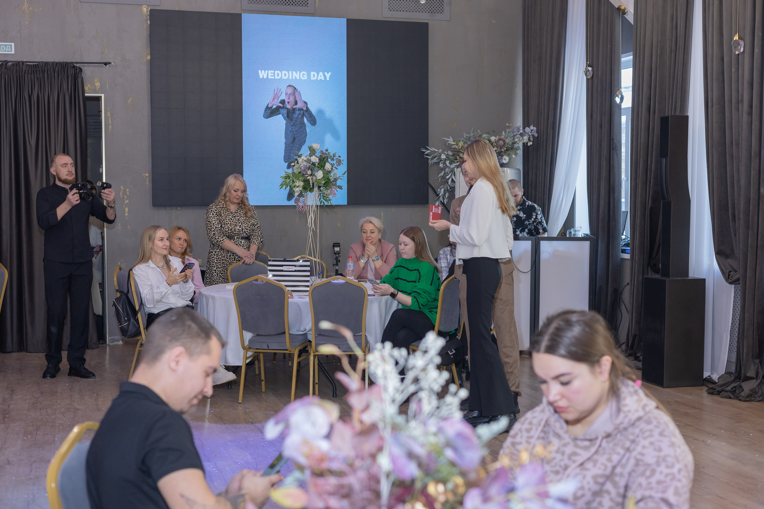 Свадебное чаепитие для молодоженов