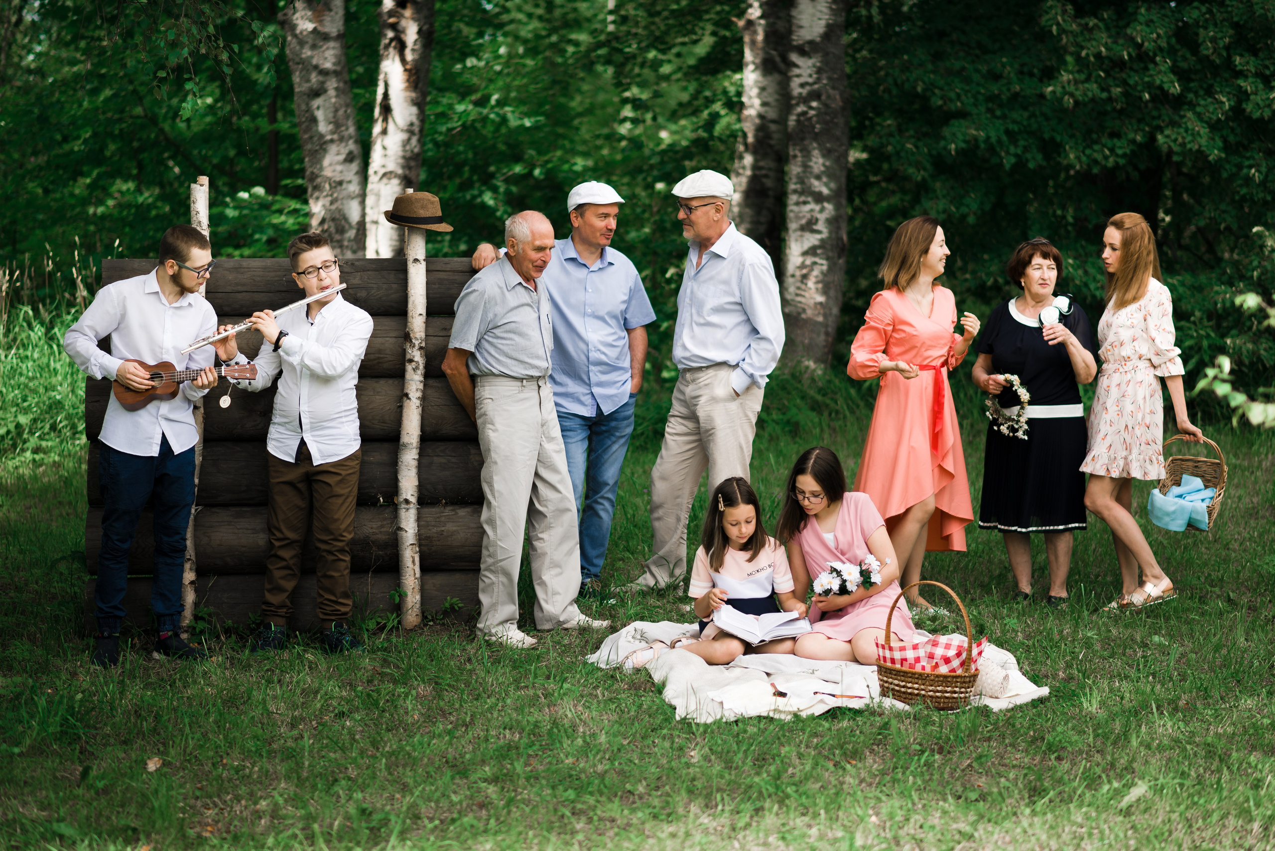 Три поколения. Фотограф Егоров Констанин