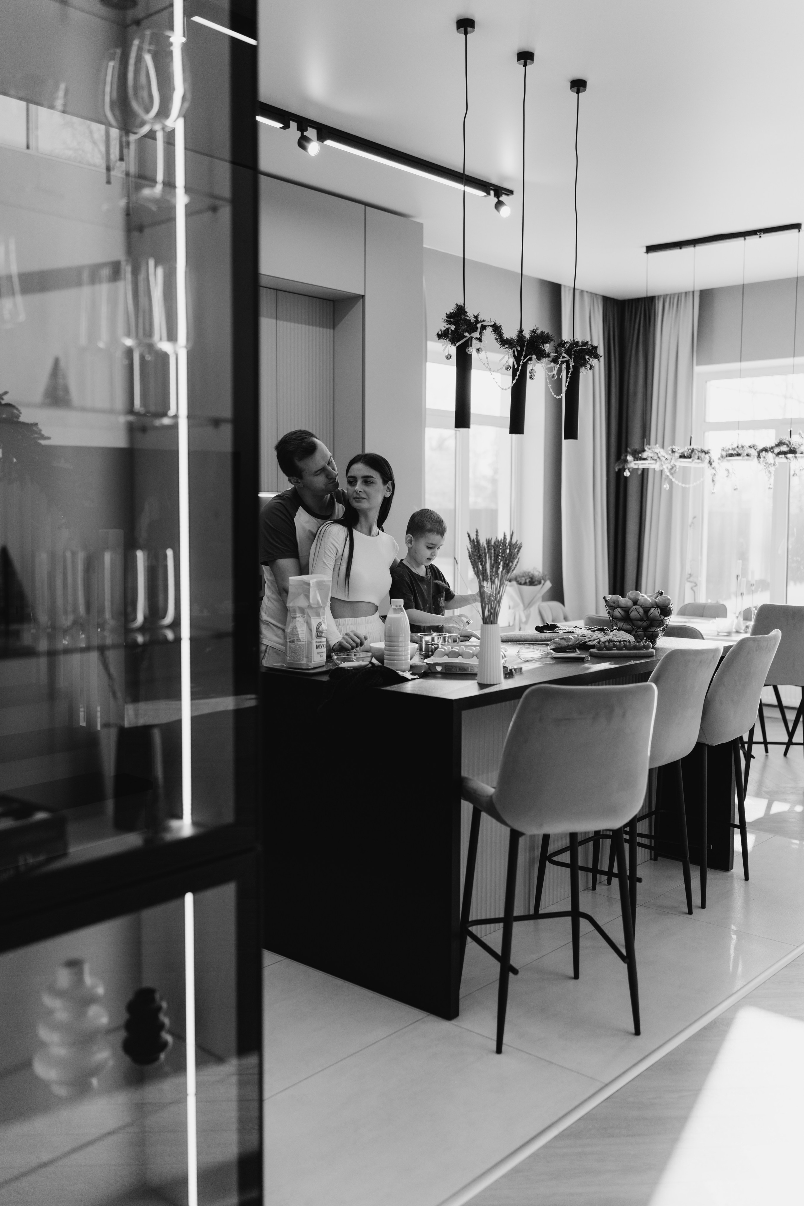 Домашняя съемка семьи Ксении и Алексея. Семейный и портретный фотограф в Санкт-Петербурге Татьяна Гримоть