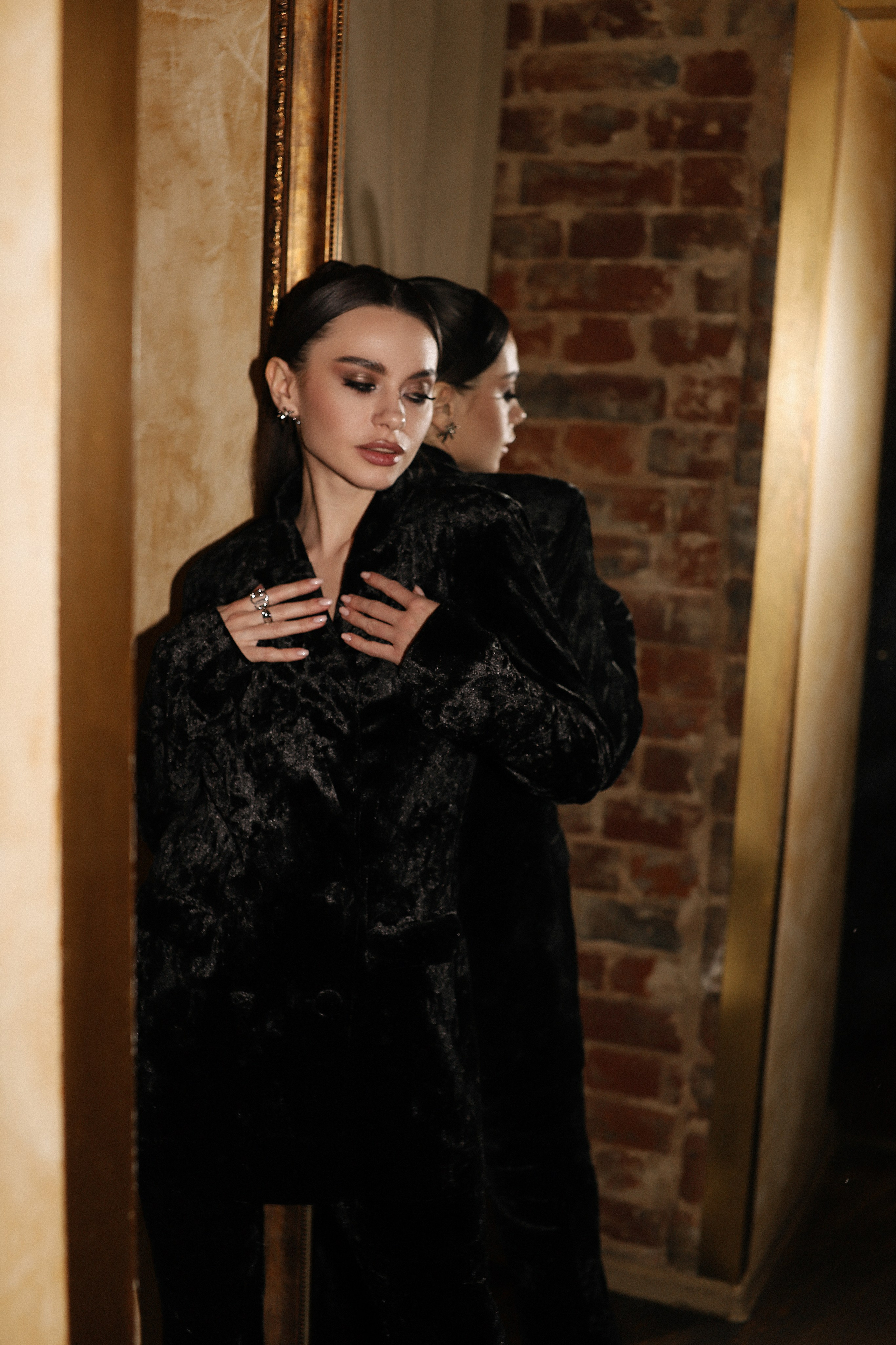 Мария, съемка в ресторане