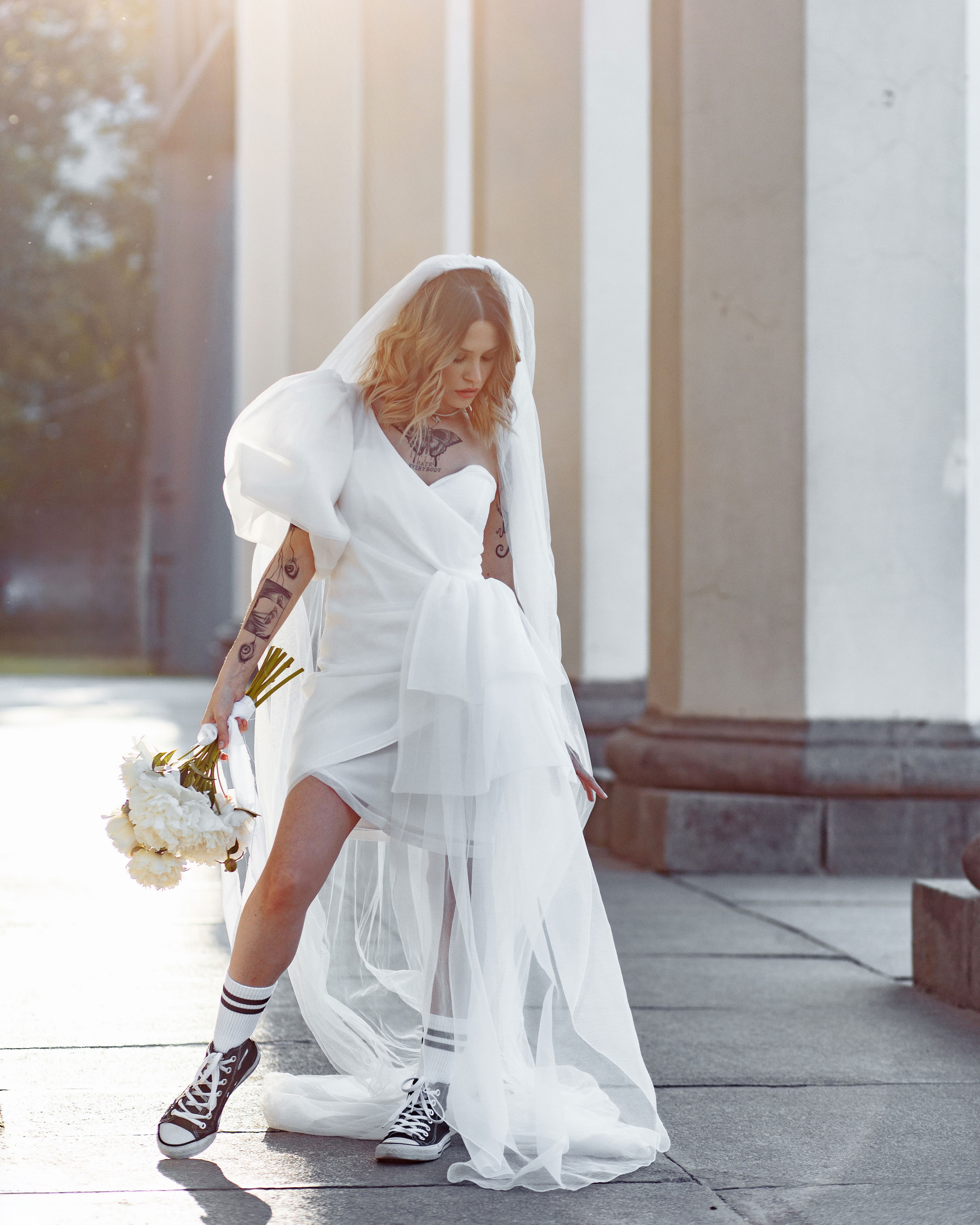 Необычная съемка невесты