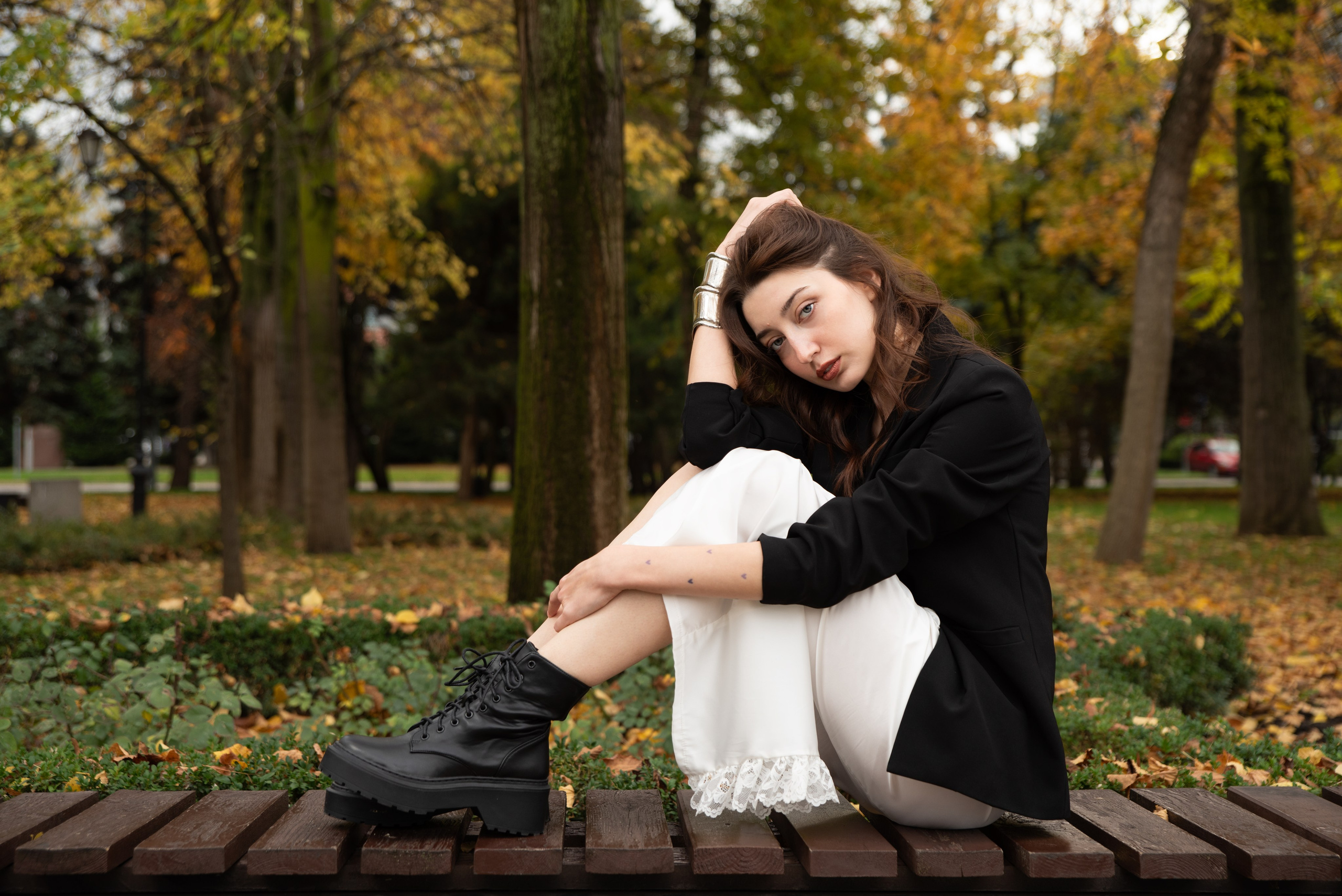 Лера осень центральный парк Краснодара. Фотограф в Краснодаре Анна Карелина