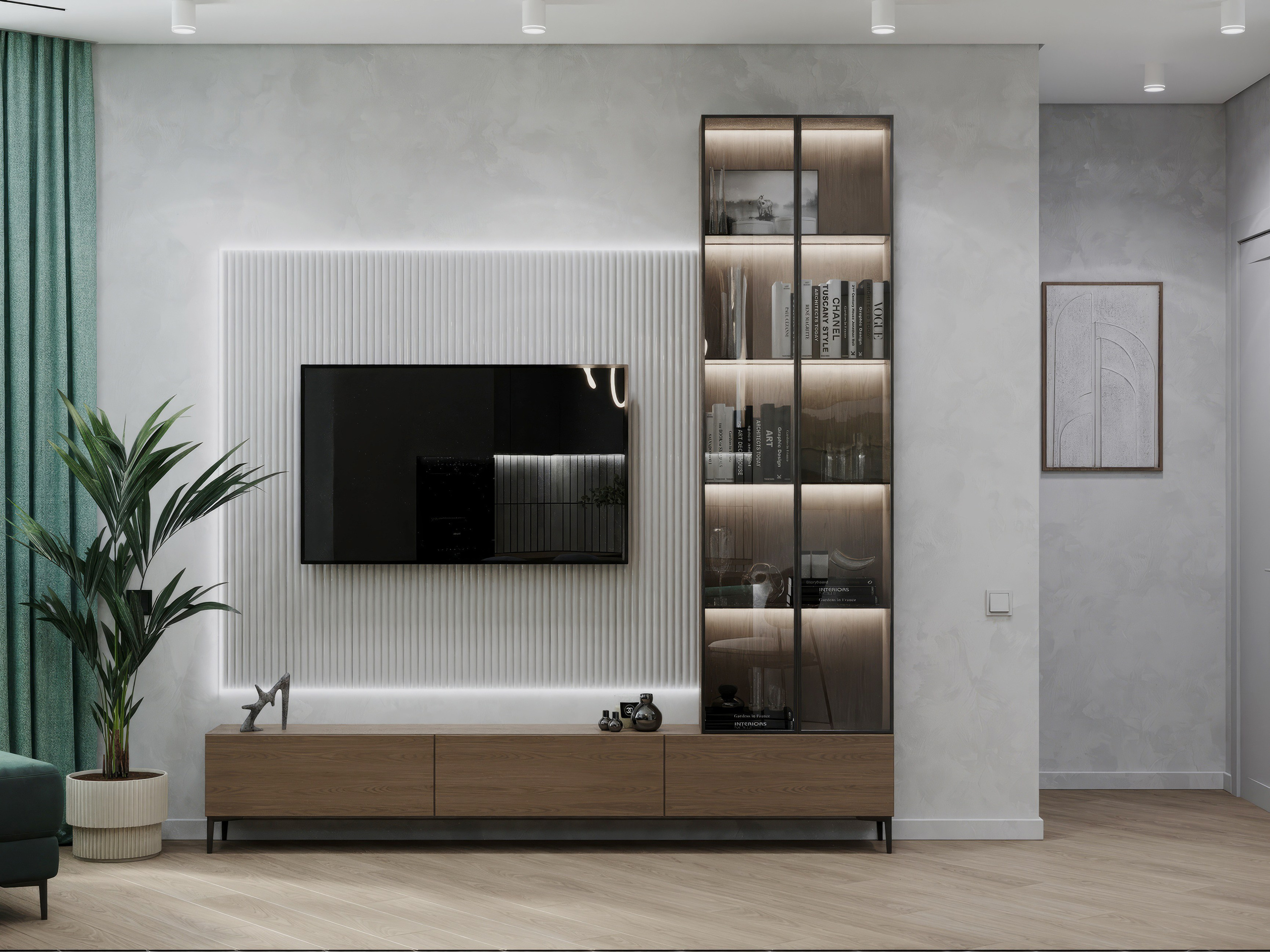 ЖК Легенда Малоохтинский. Тропический оазис. Проект в реализации. Дизайн-студия интерьеров Юлии Ивановой