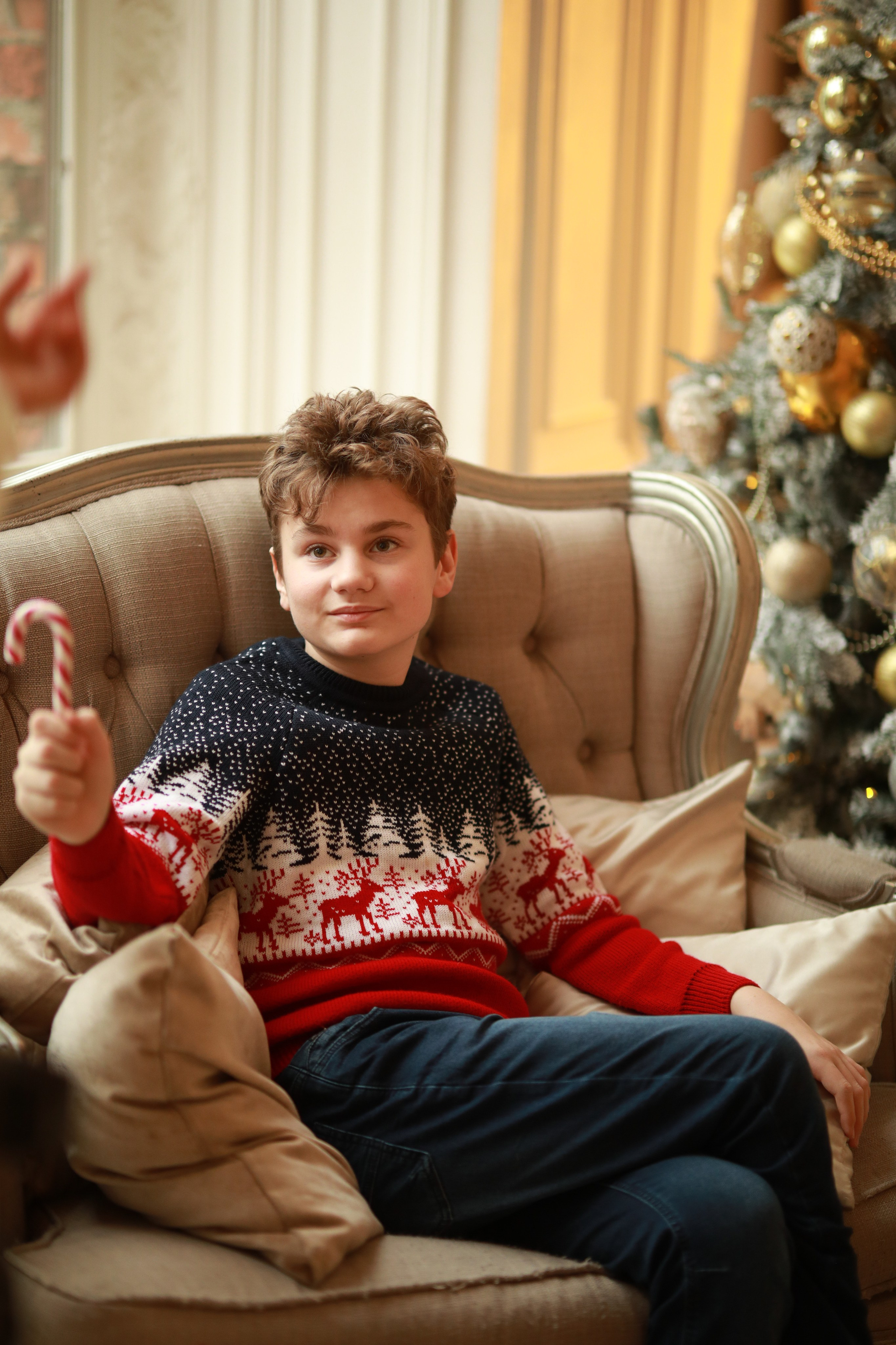 Новый год зал Ника. Фотограф Юлия Рязанова Москва семейный и детский