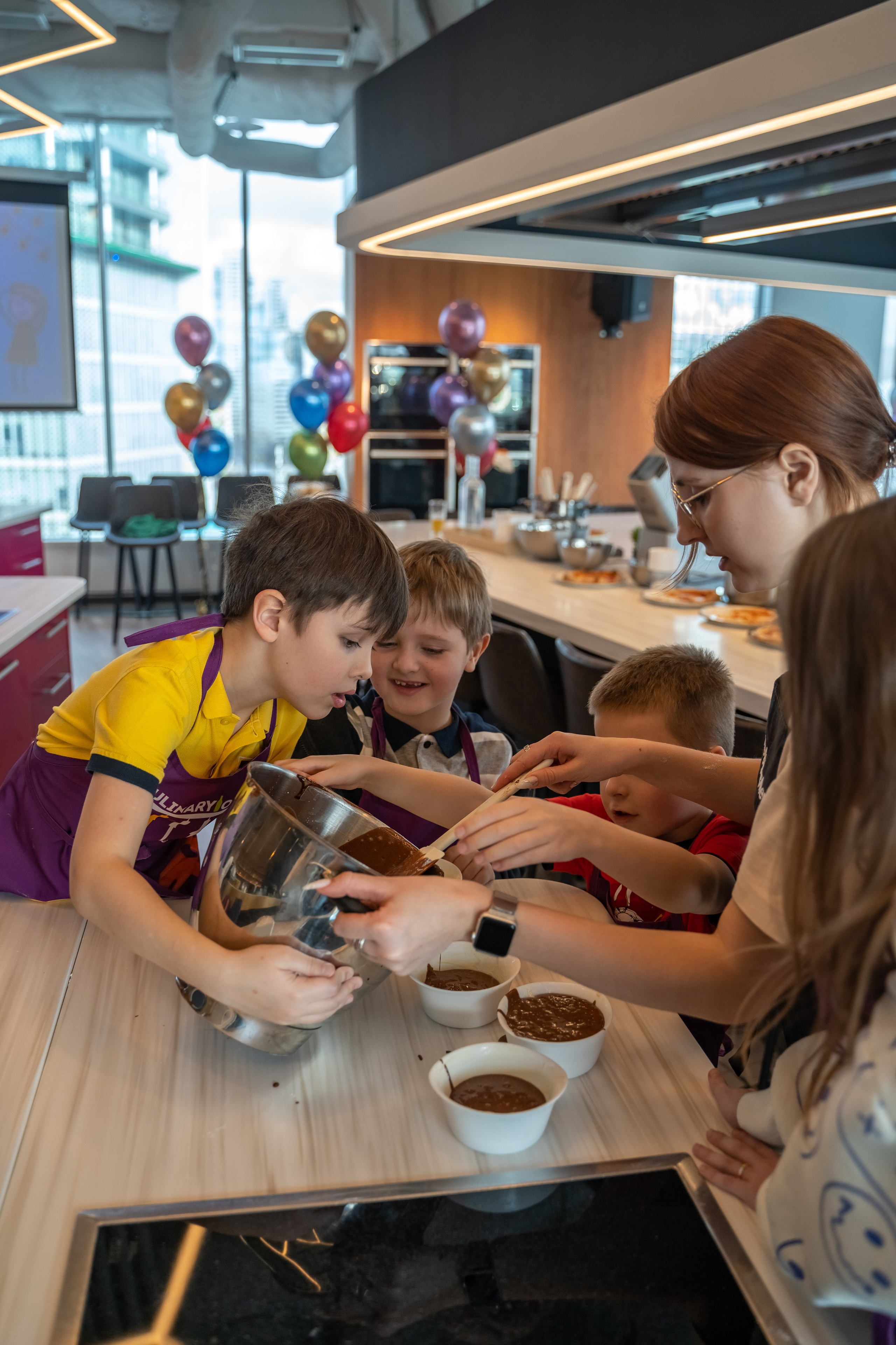День Рождения в кулинарной студии. Фотограф в Одинцово, Москве