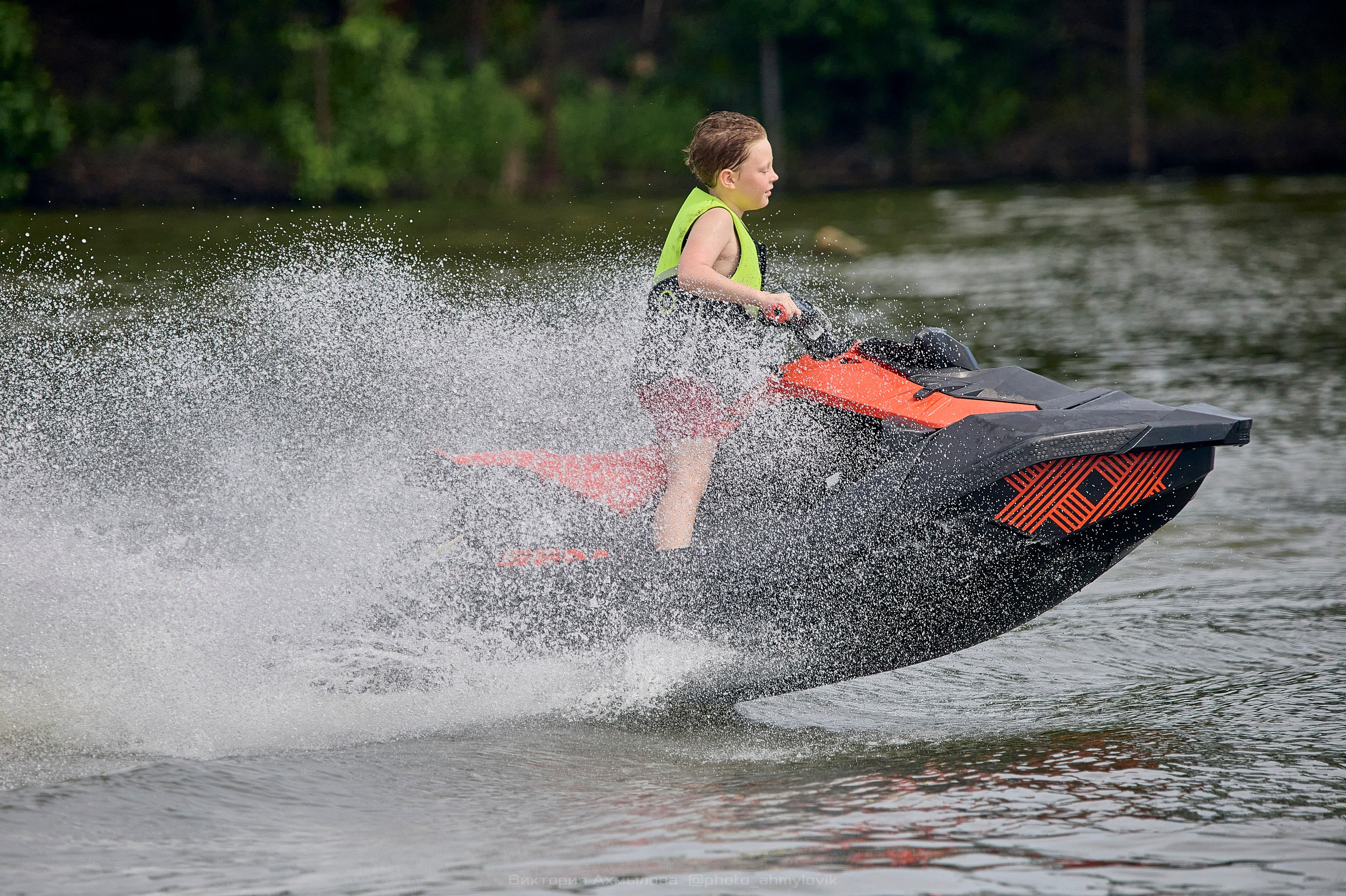 Аквабайки на Северке. Виктория Ахмылова. Фотограф в Москве