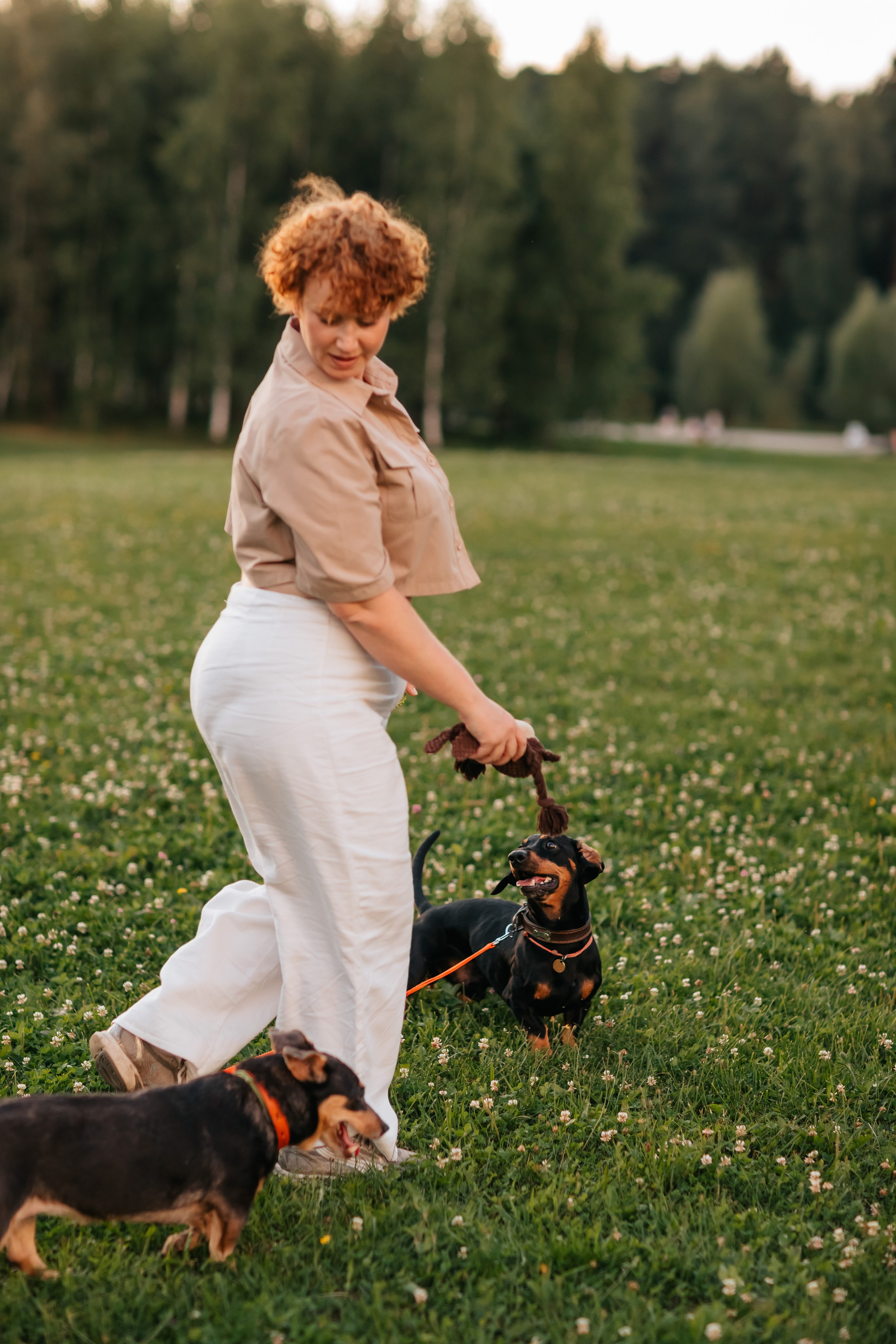 Анна, Шкипер и Джина. Семейный фотограф анималист Мария Крючкова