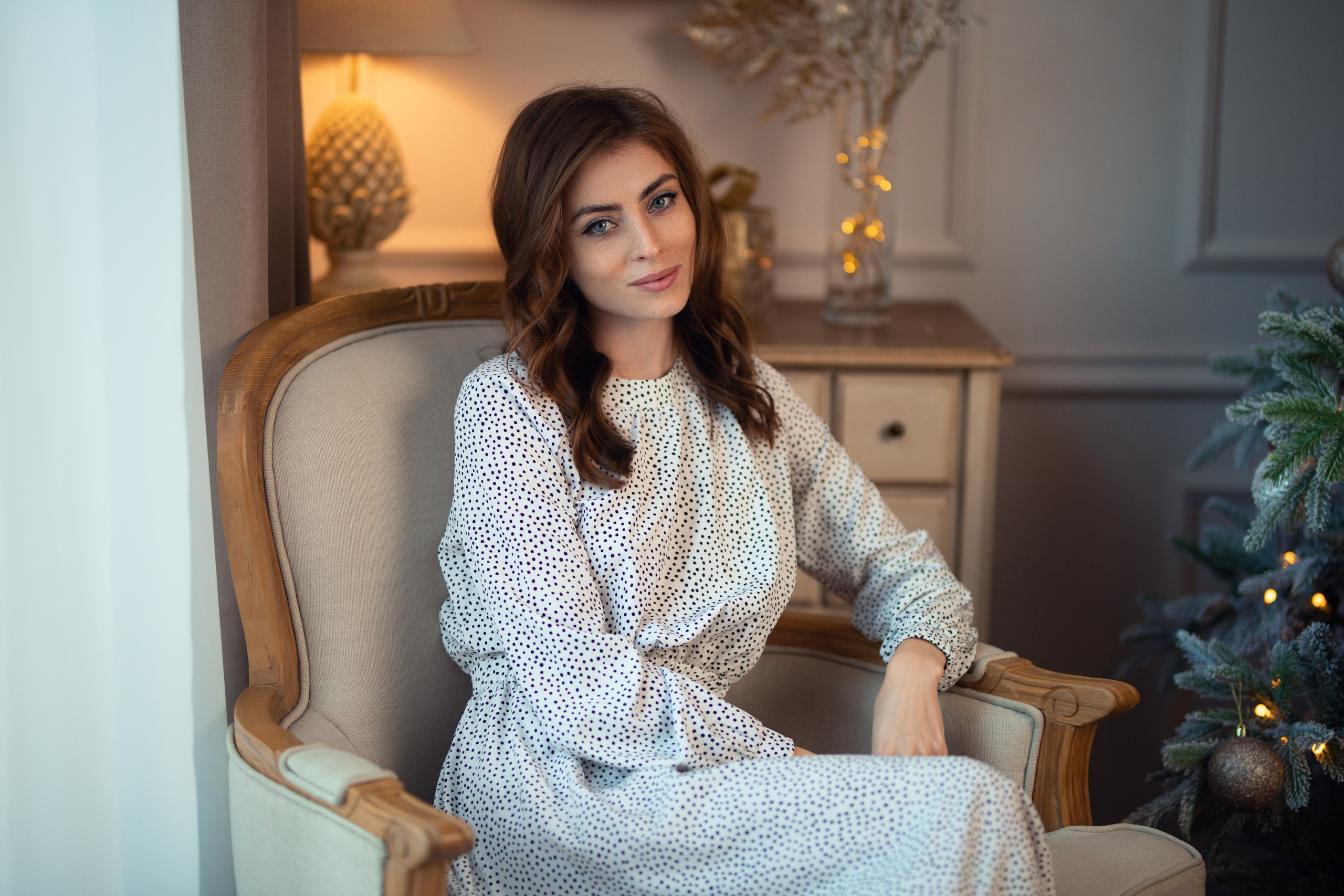 Новогодний фотосет в интерьерной студии с Надеждой в формате для «себя»