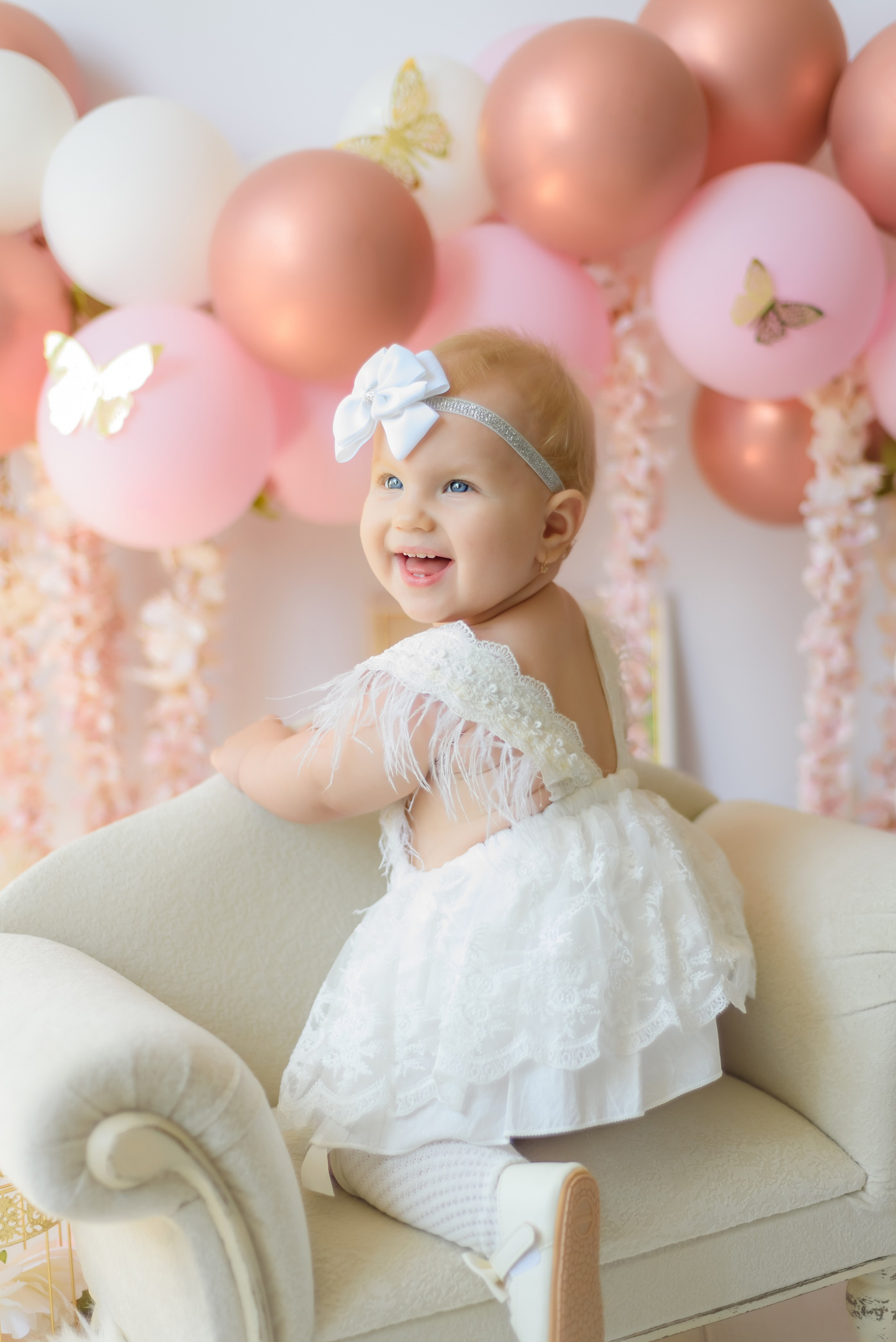 «Бабочки» Милане 11 месяцев. Детский Фотограф |Фотограф на годик в Брянске Ирина Романова