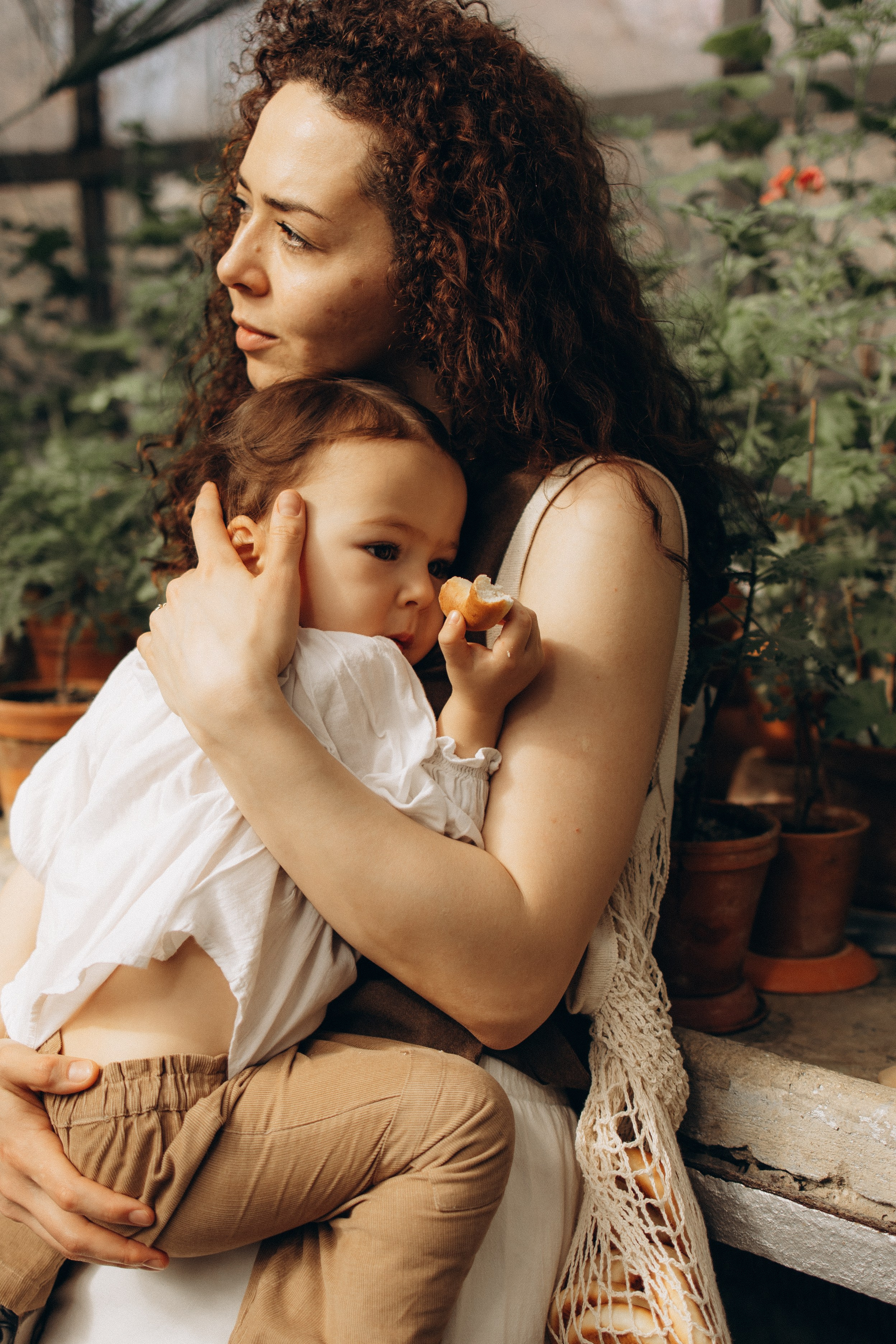Прогулка по оранжерее. Семейный фотограф в Москве Ксения Аганина