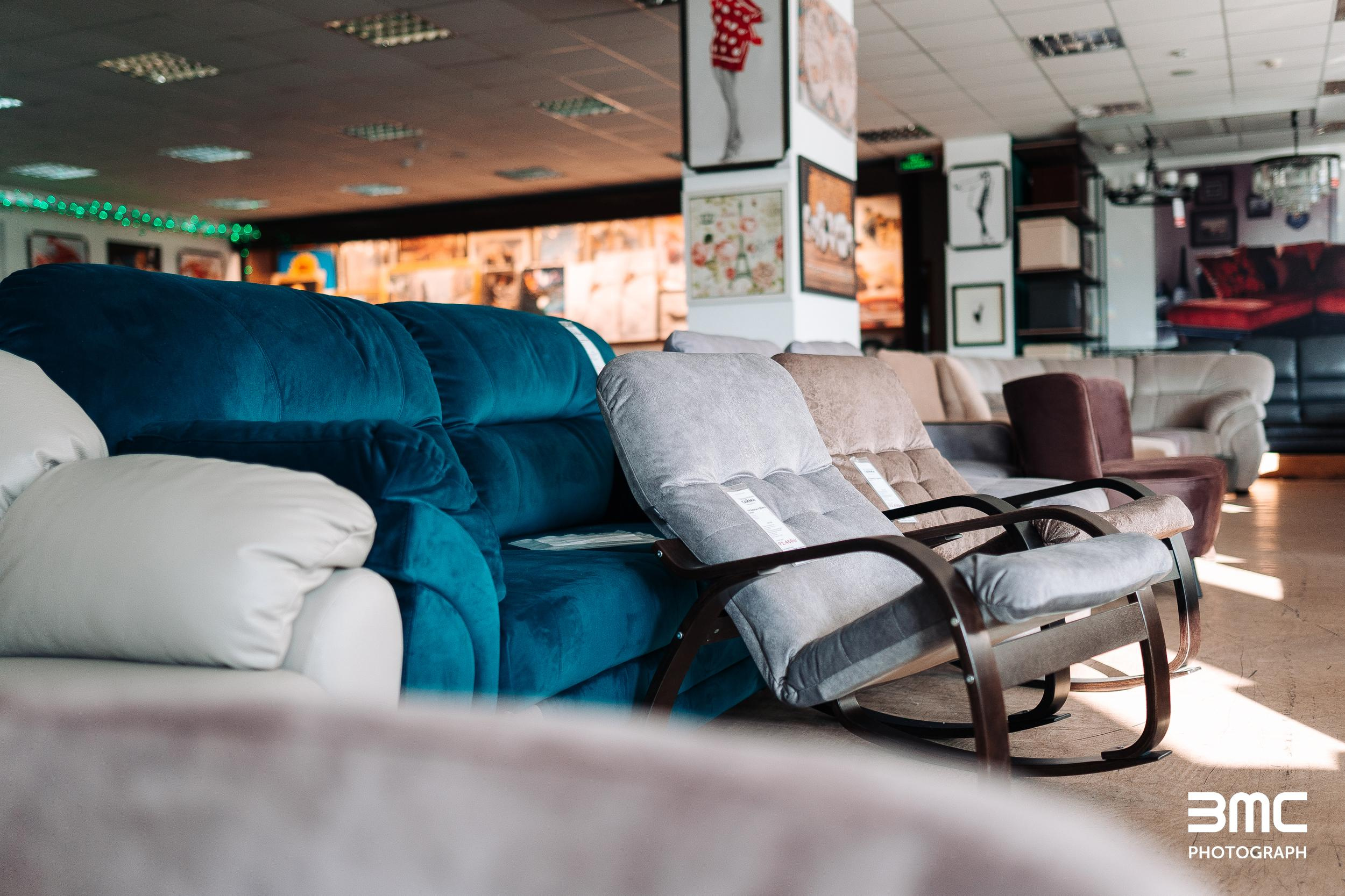 Фотосессия для мебельного салона «Калинка»