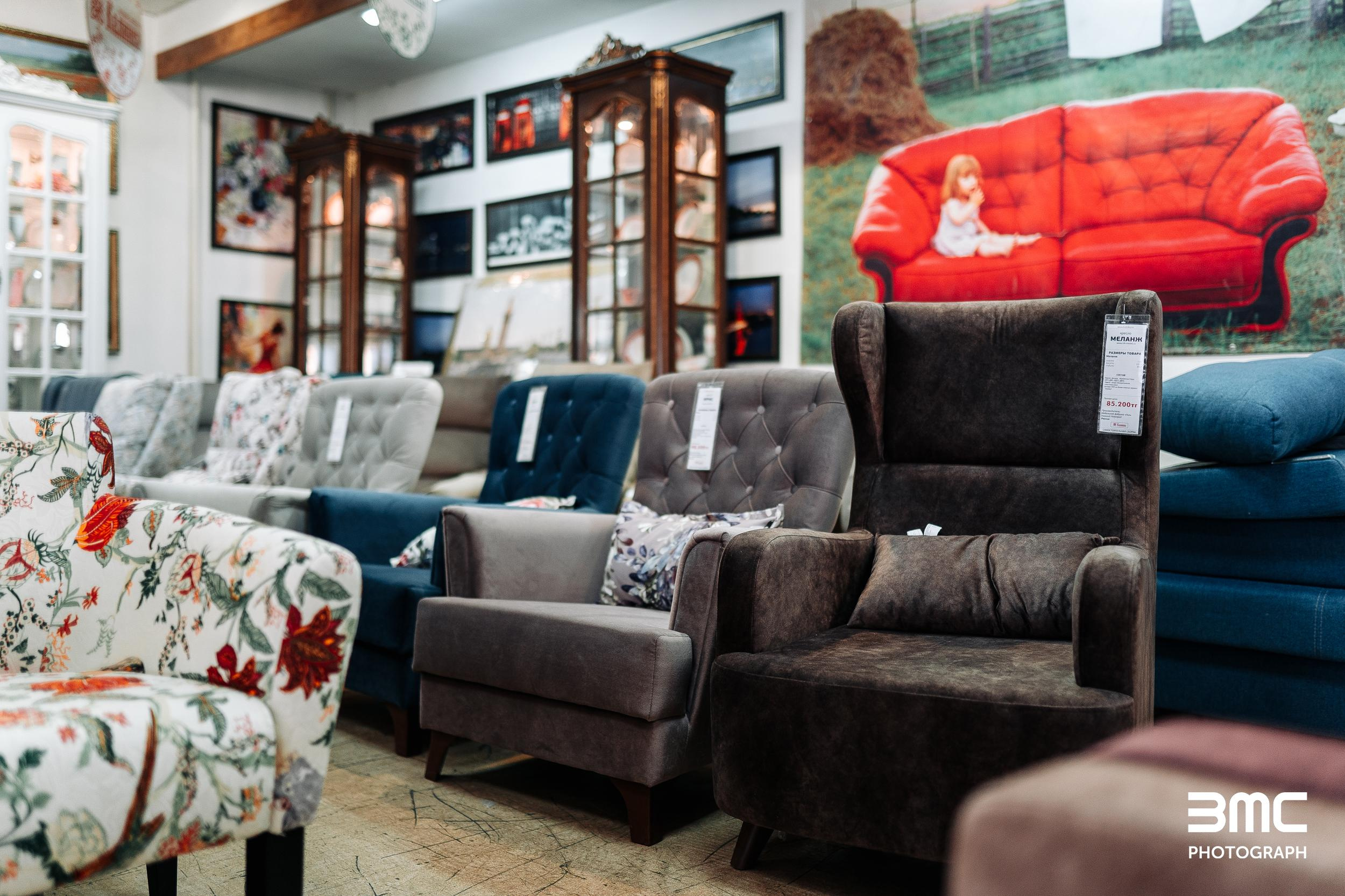 Фотосессия для мебельного салона «Калинка»