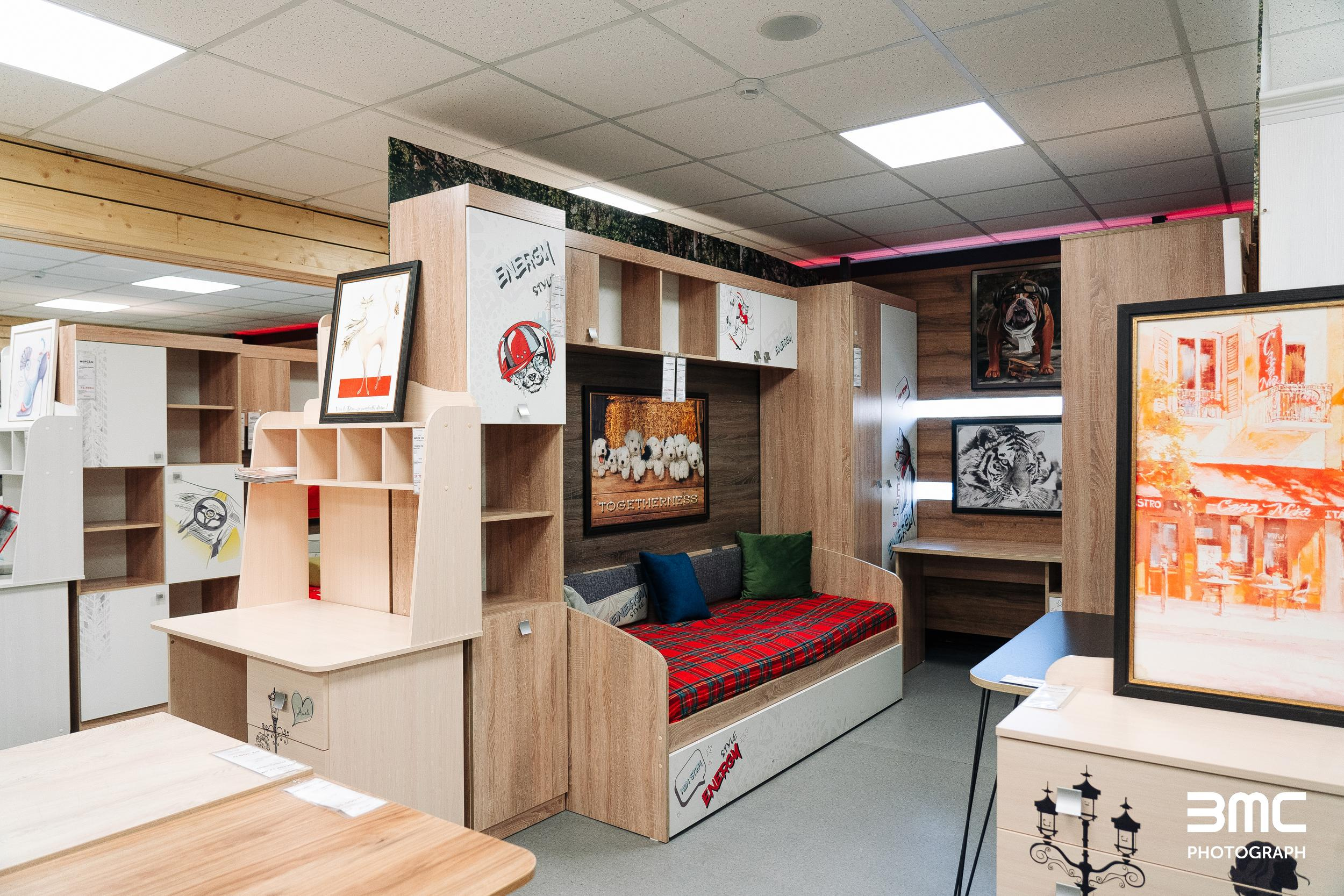 Фотосессия для мебельного салона «Калинка»