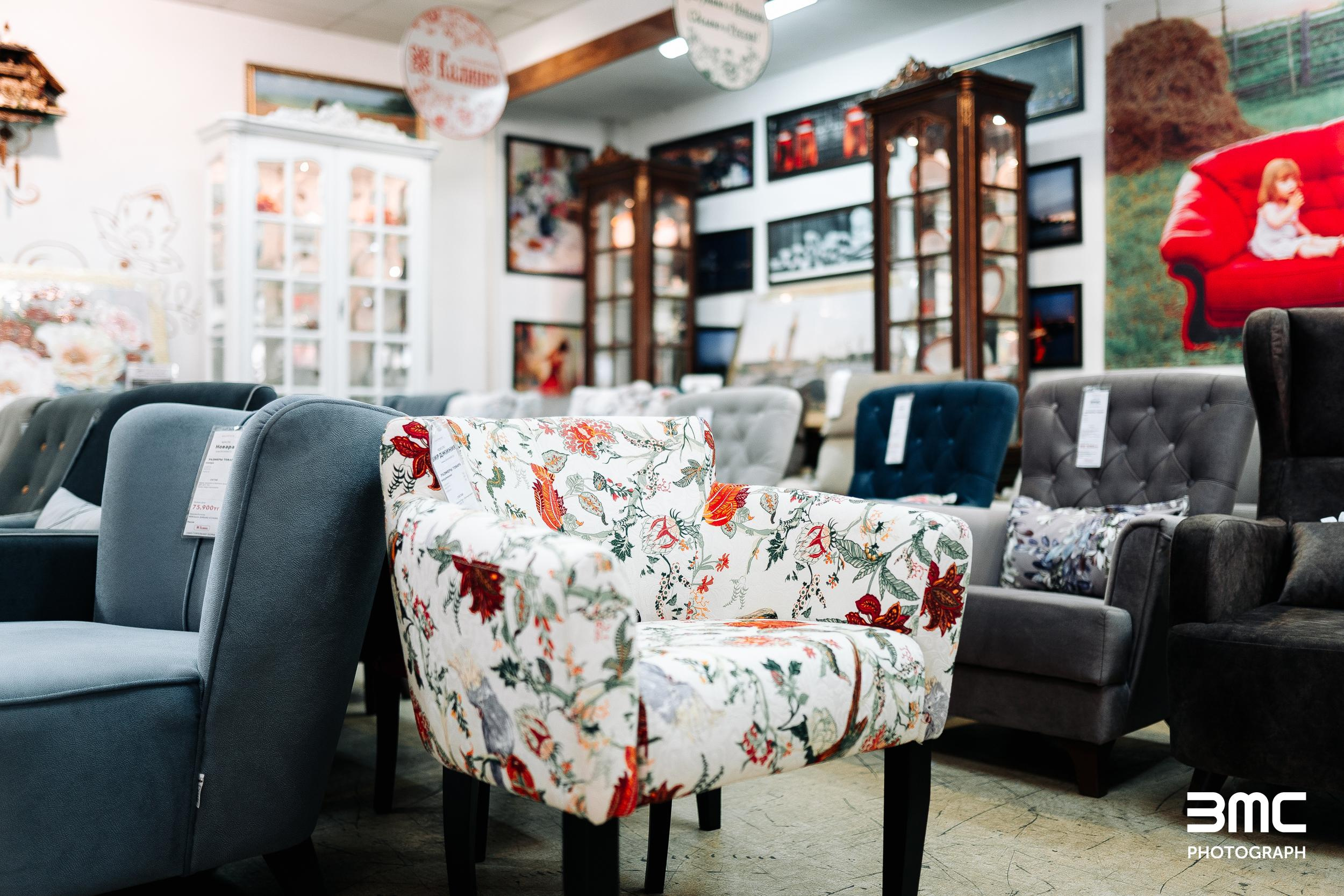 Фотосессия для мебельного салона «Калинка»