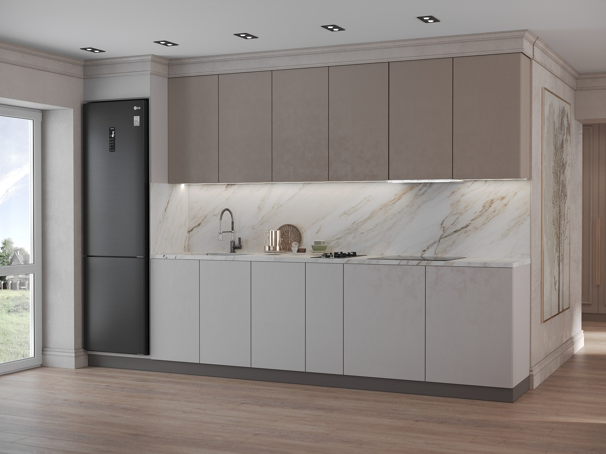 Пос. Вавиловец 170 м². БК студия дизайна интерьера