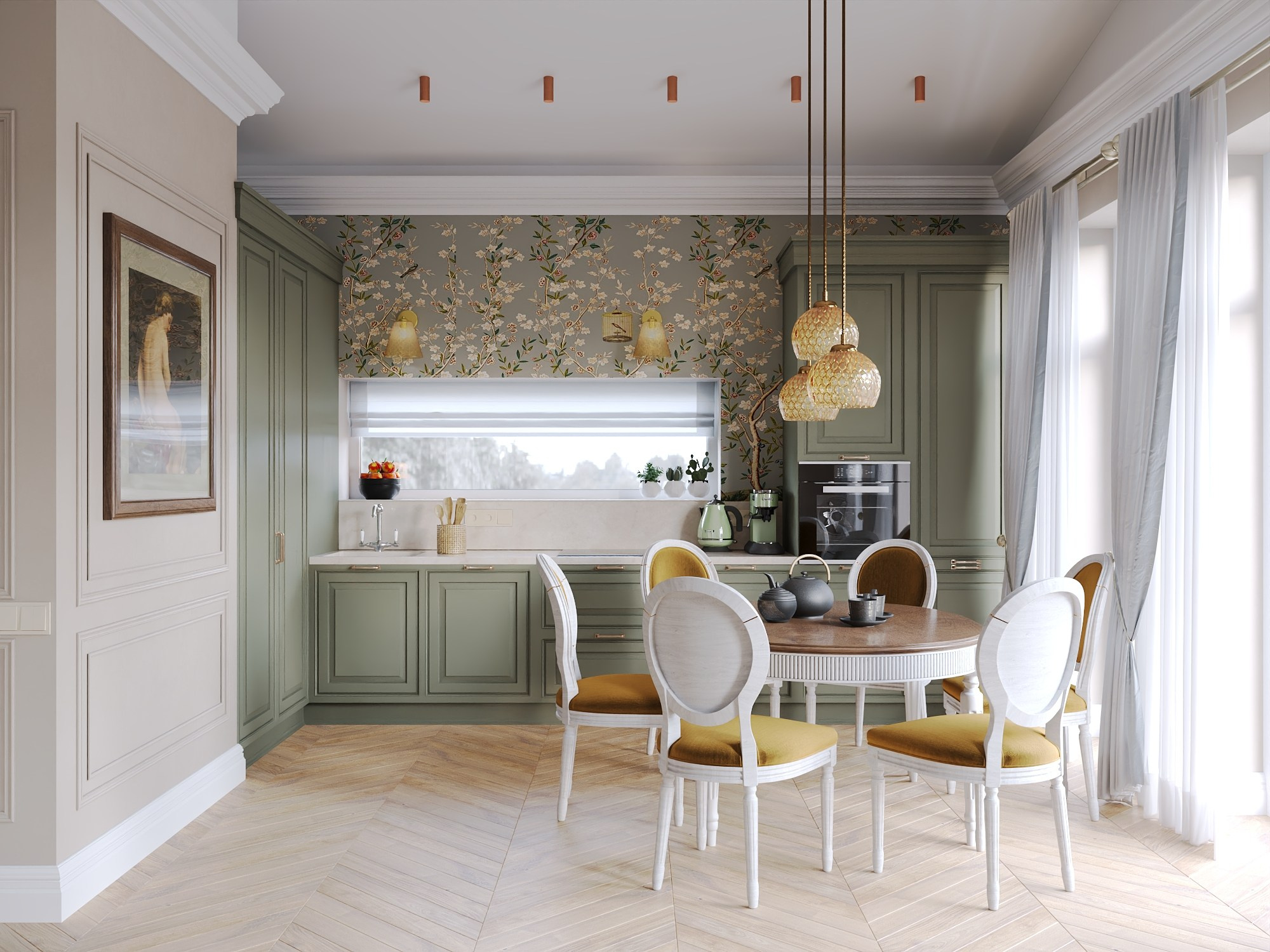 Европейский-2 73 м² г.Челябинск. БК студия дизайна интерьера